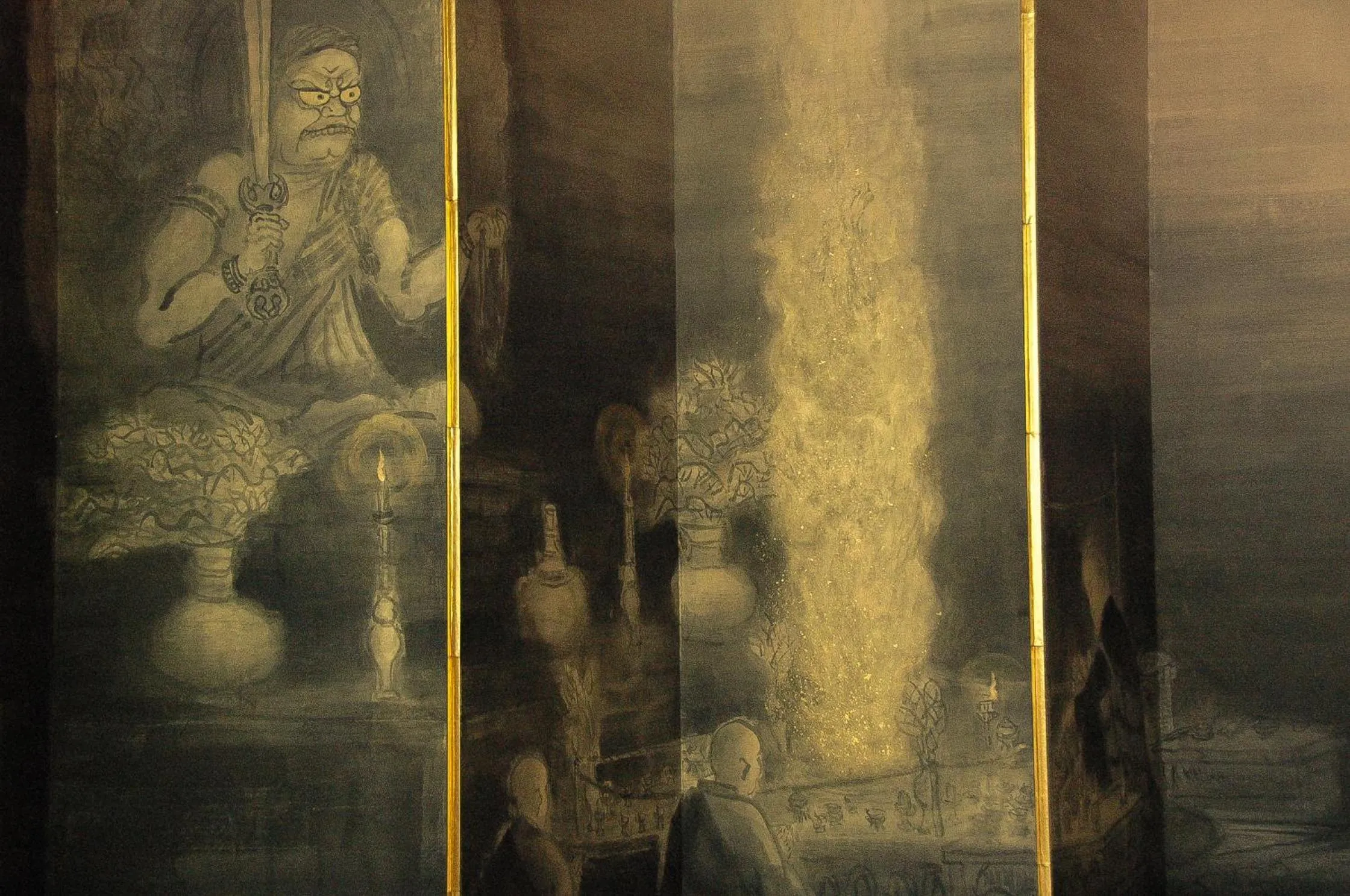 Decorative detail in 高野山 宿坊 不動院 -Koyasan Shukubo Fudoin-