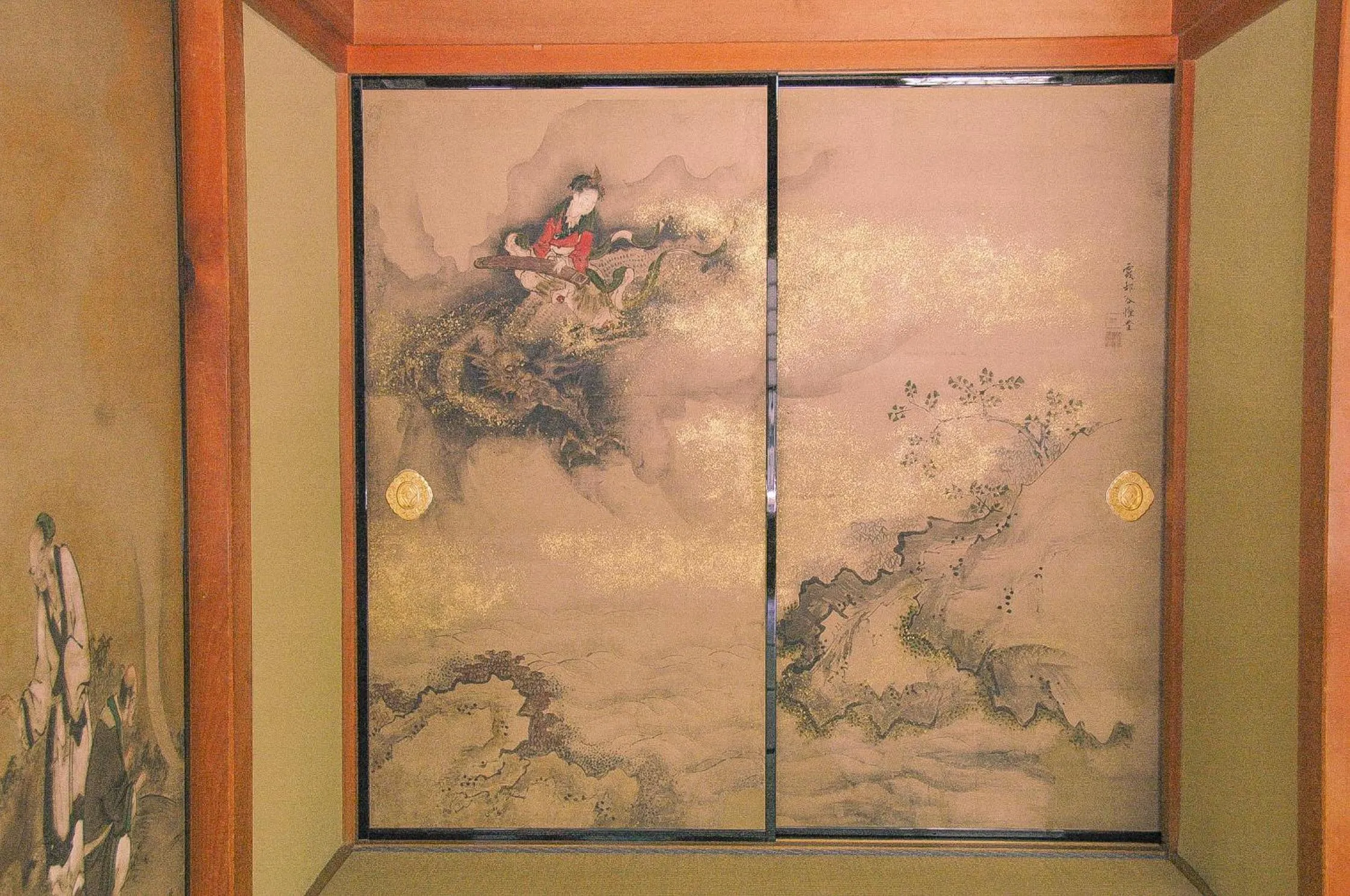 Decorative detail in 高野山 宿坊 不動院 -Koyasan Shukubo Fudoin-