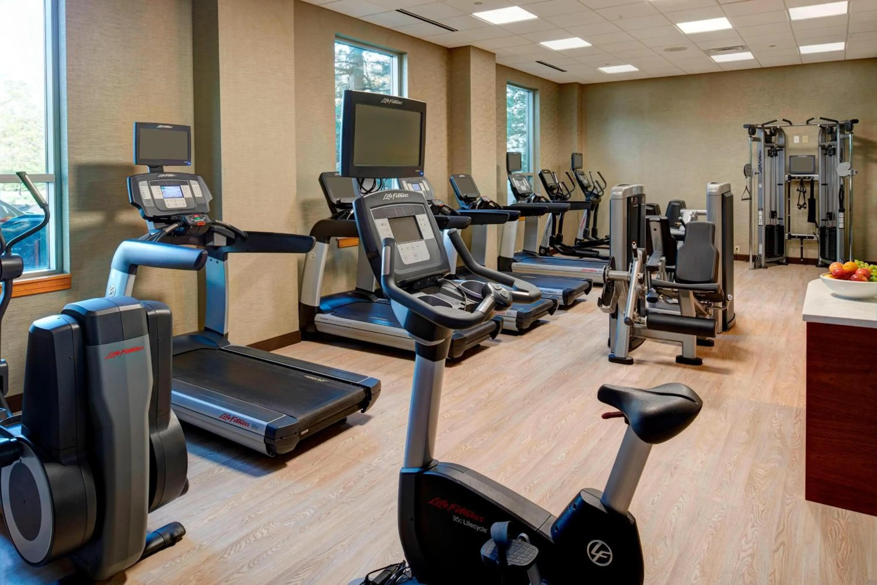 Fitness centre/facilities in Marriott Indianapolis North