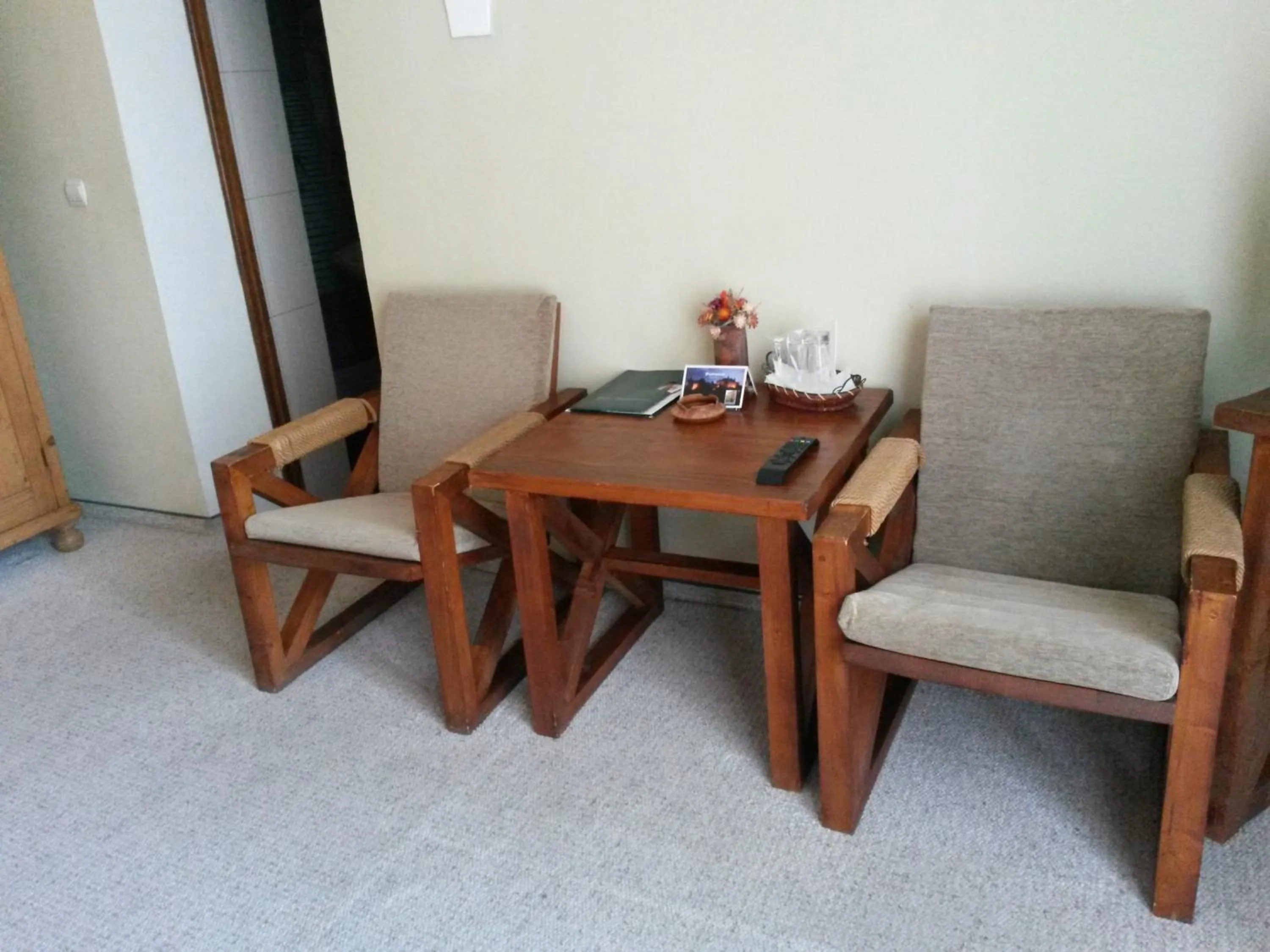 Seating area in Hotel Sighişoara