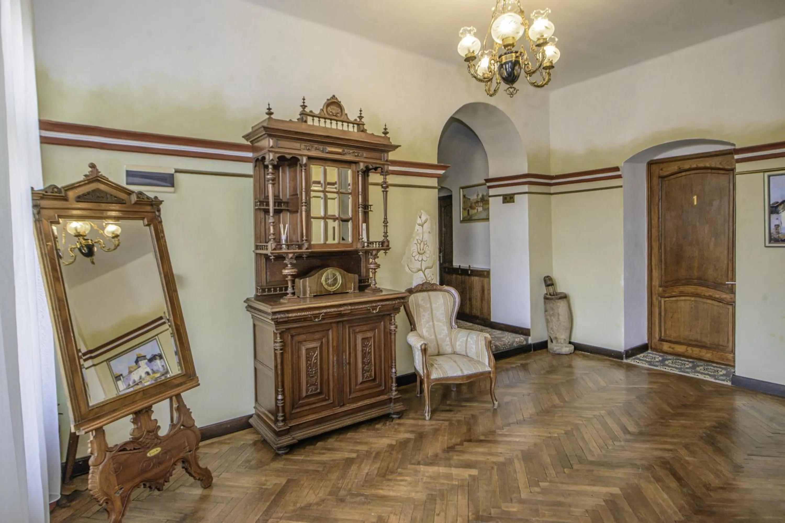 Decorative detail in Hotel Sighişoara