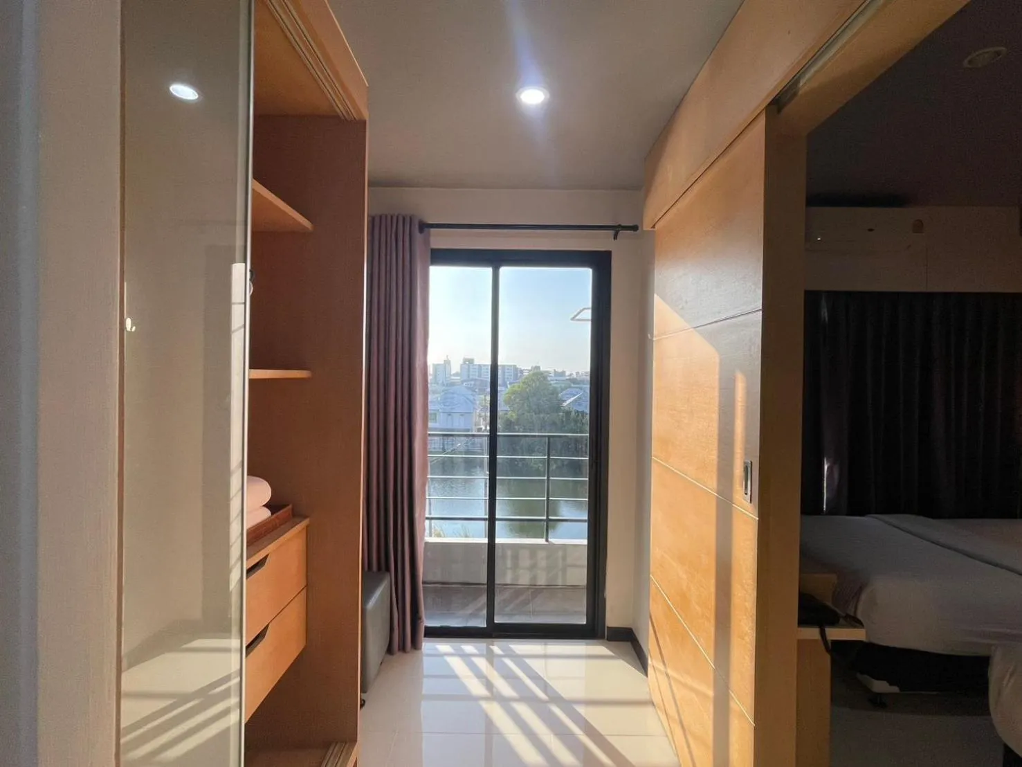Balcony/Terrace, Bed in Bangkok Boutique Resort Rangsit