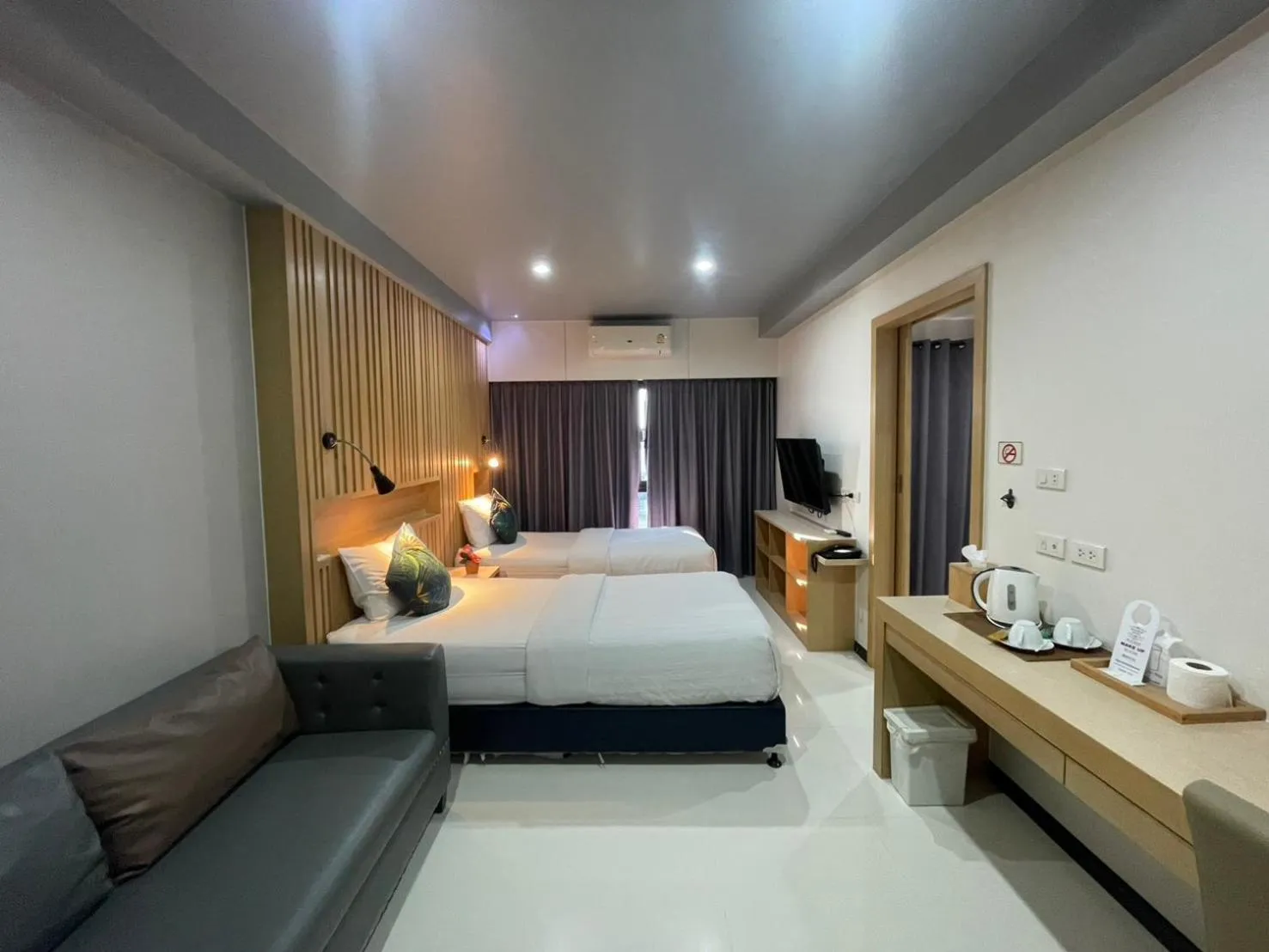 Bed in Bangkok Boutique Resort Rangsit