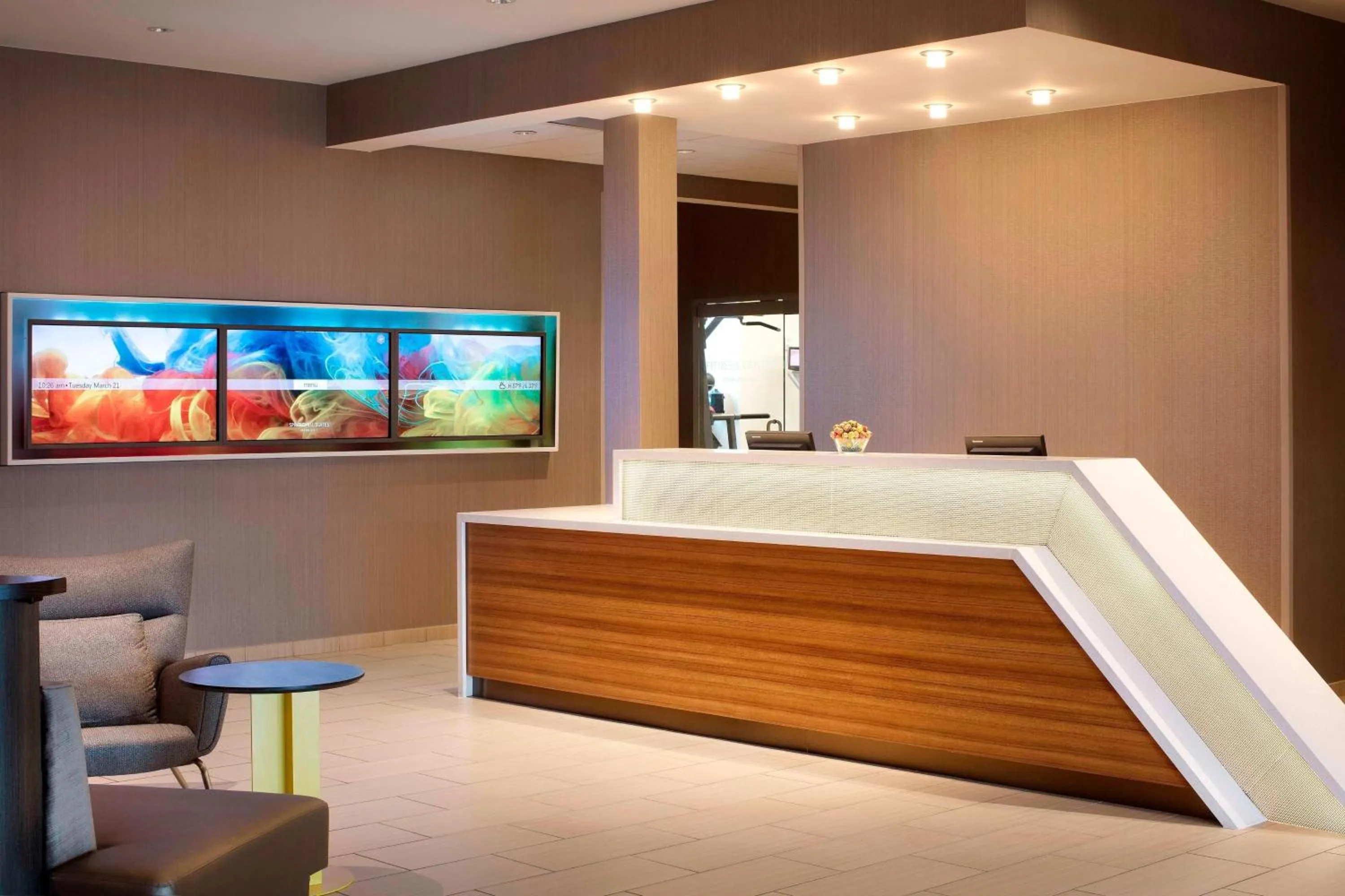 Lobby or reception in SpringHill Suites Indianapolis Downtown