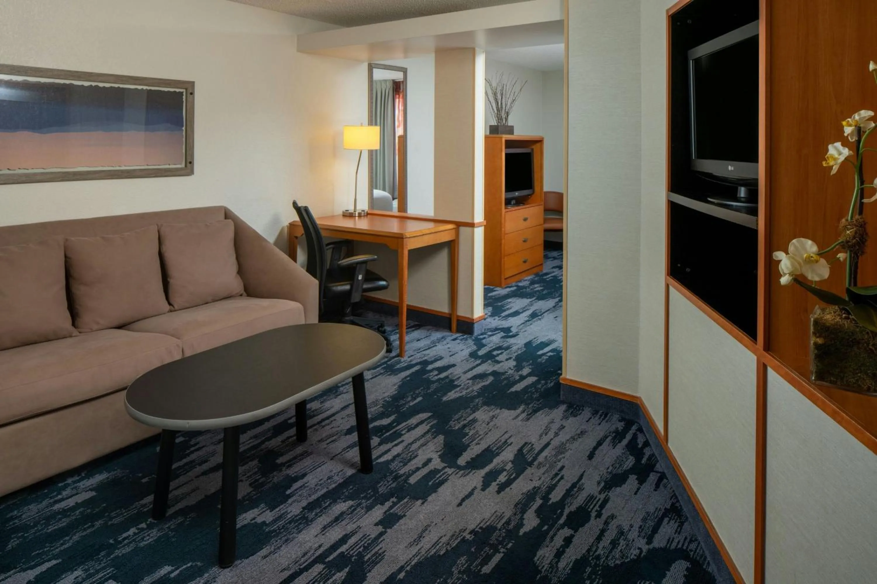Living room in Fairfield Inn & Suites Jackson Airport