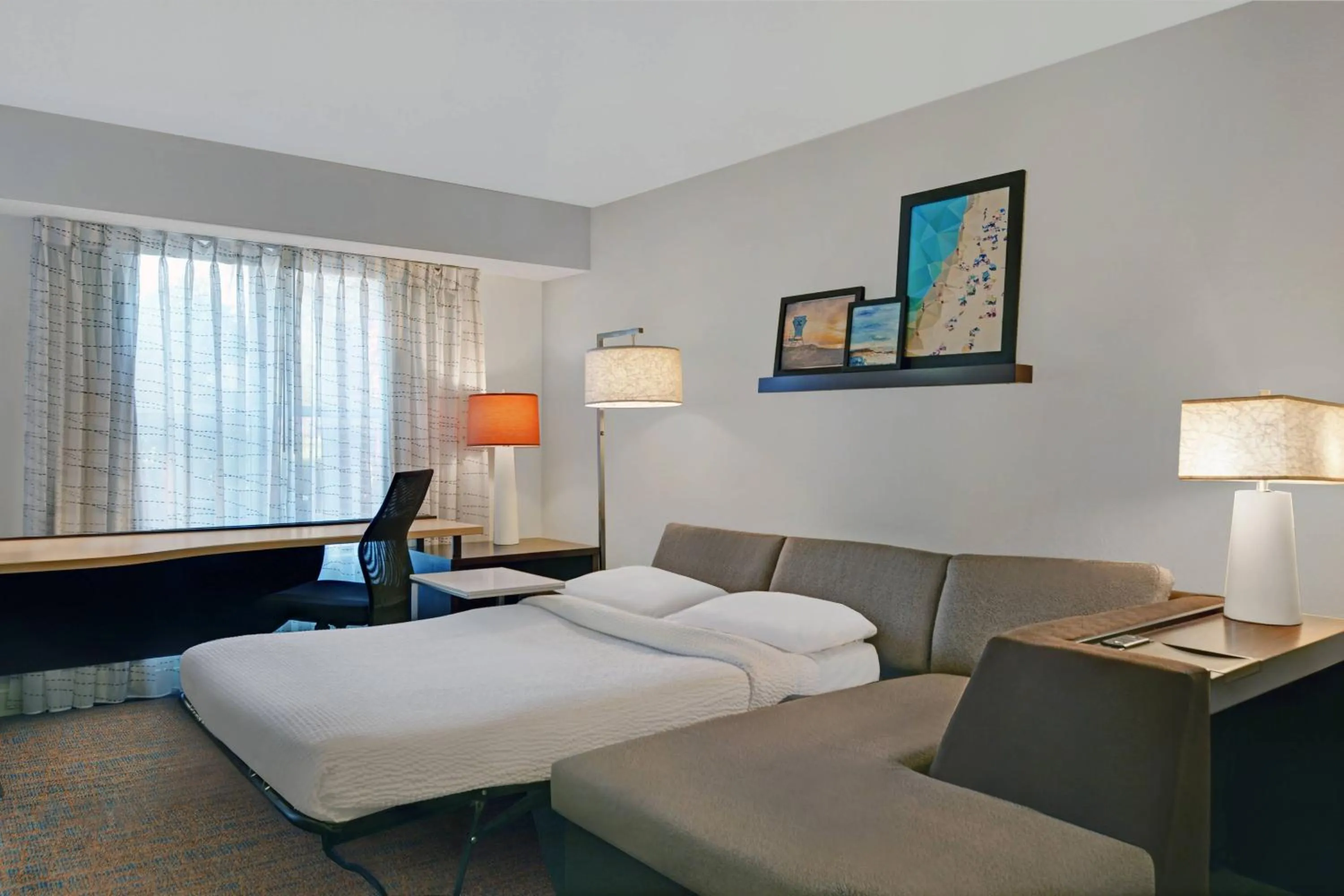 Bedroom, Bed in Residence Inn by Marriott Jacksonville Butler Boulevard