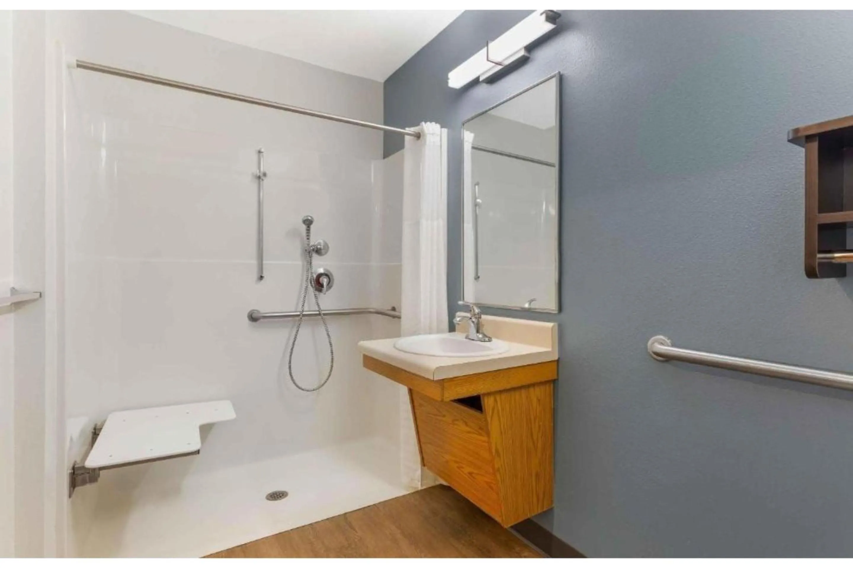 Bathroom in Studio 6 Extended Stay Fort Myers FL