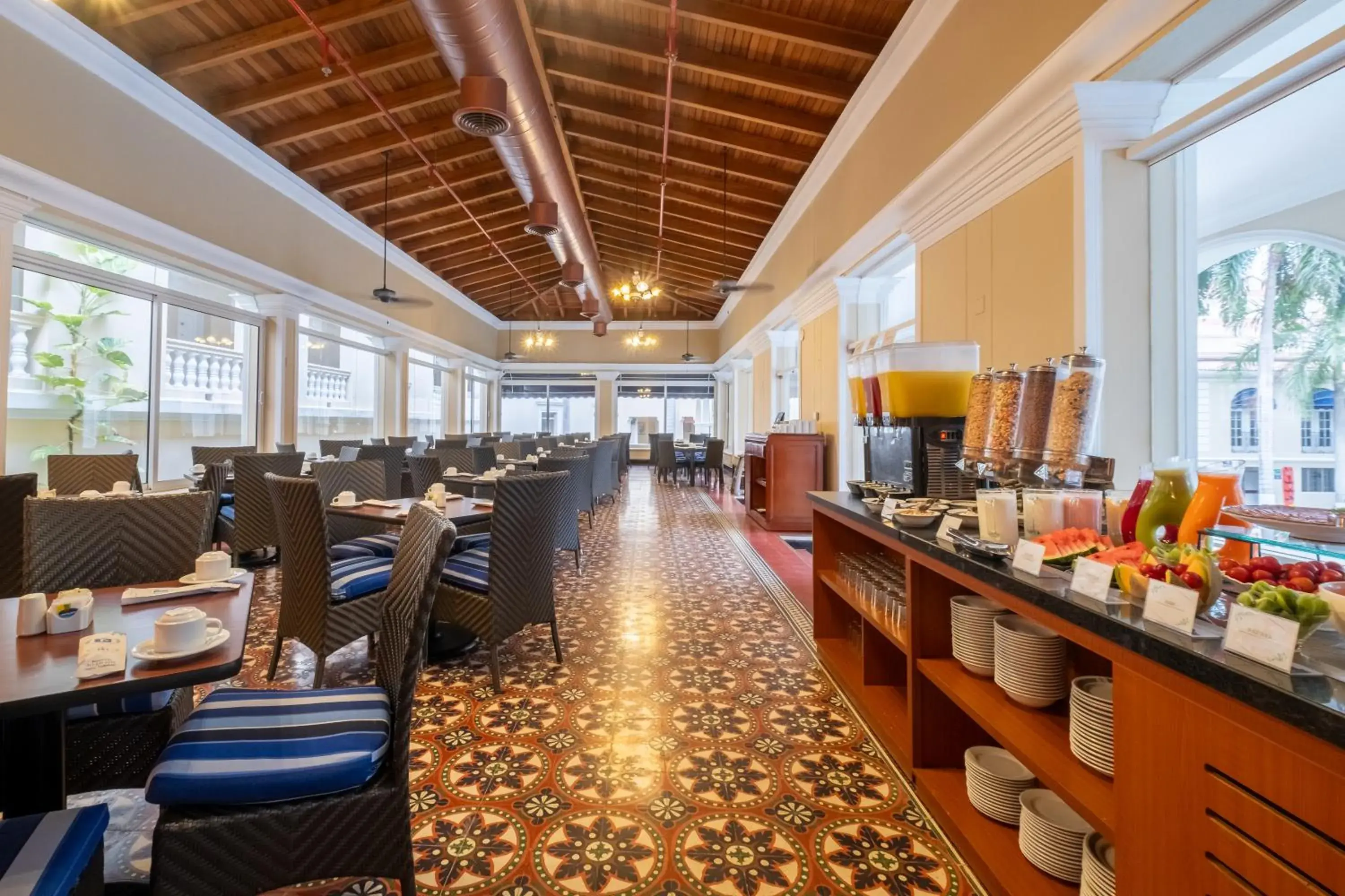 Buffet breakfast in Hotel El Prado Buffet breakfast in Hotel El Prado