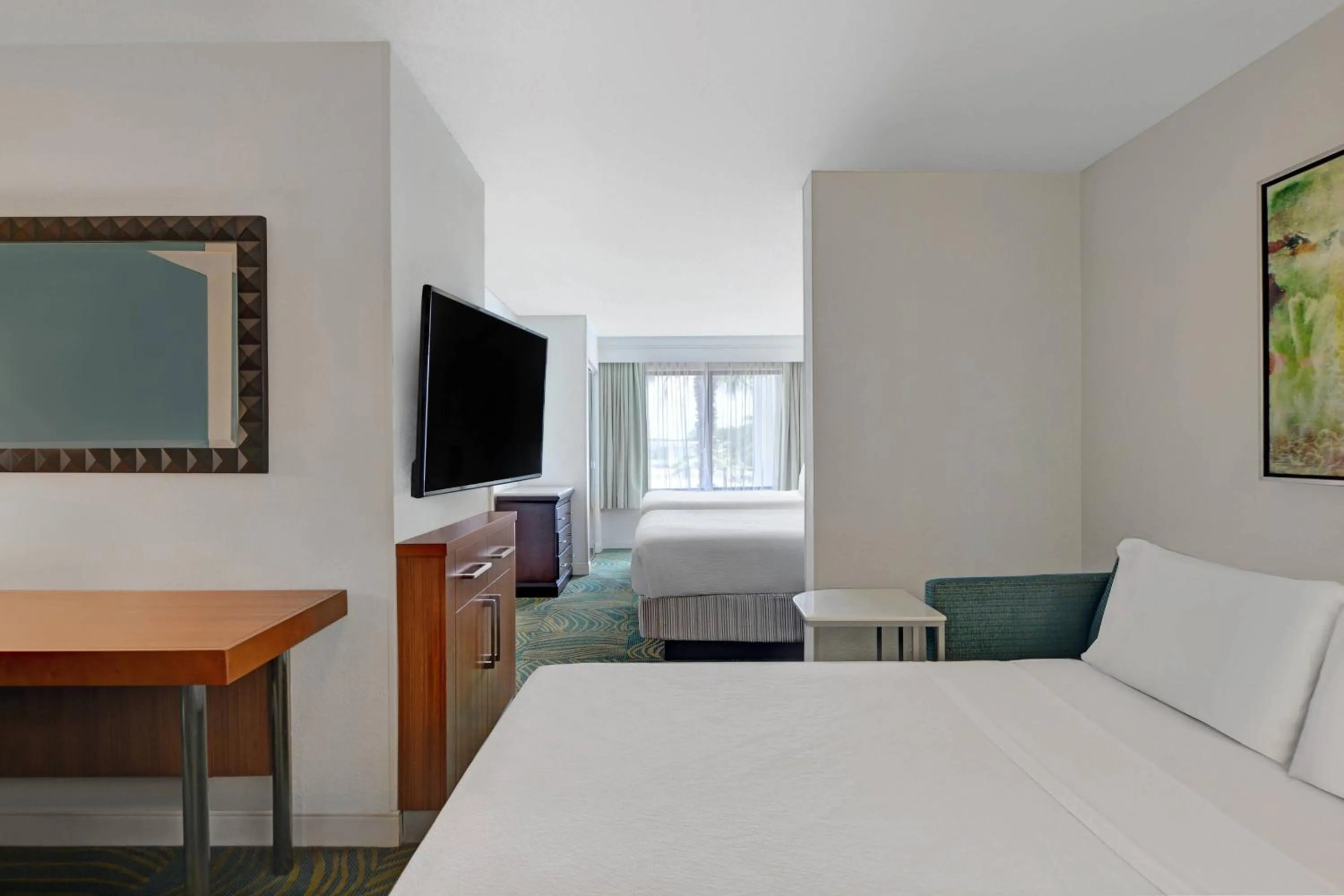 Photo of the whole room, Bed in Springhill Suites Jacksonville