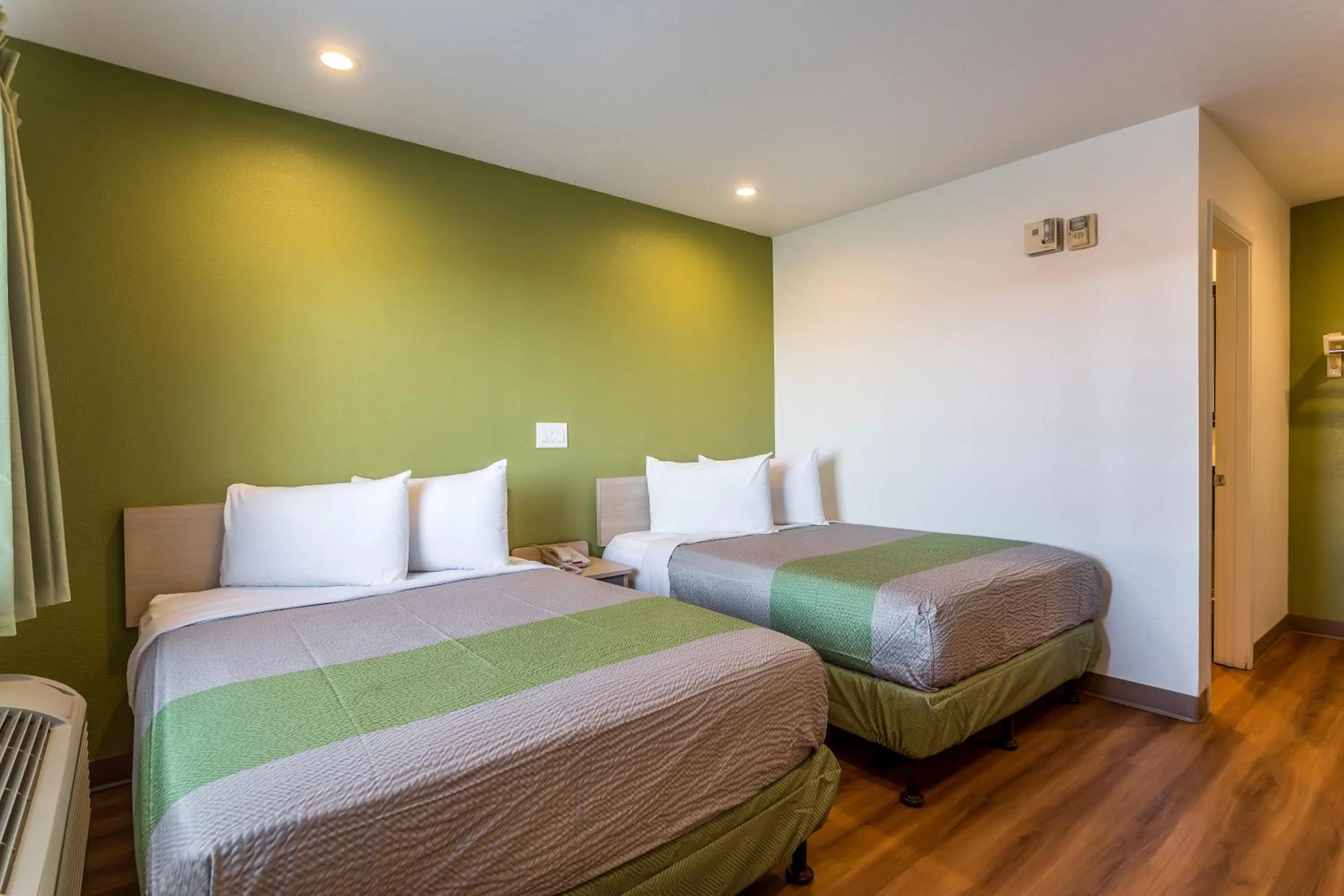 Bedroom, Bed in Motel 6-Needles, CA