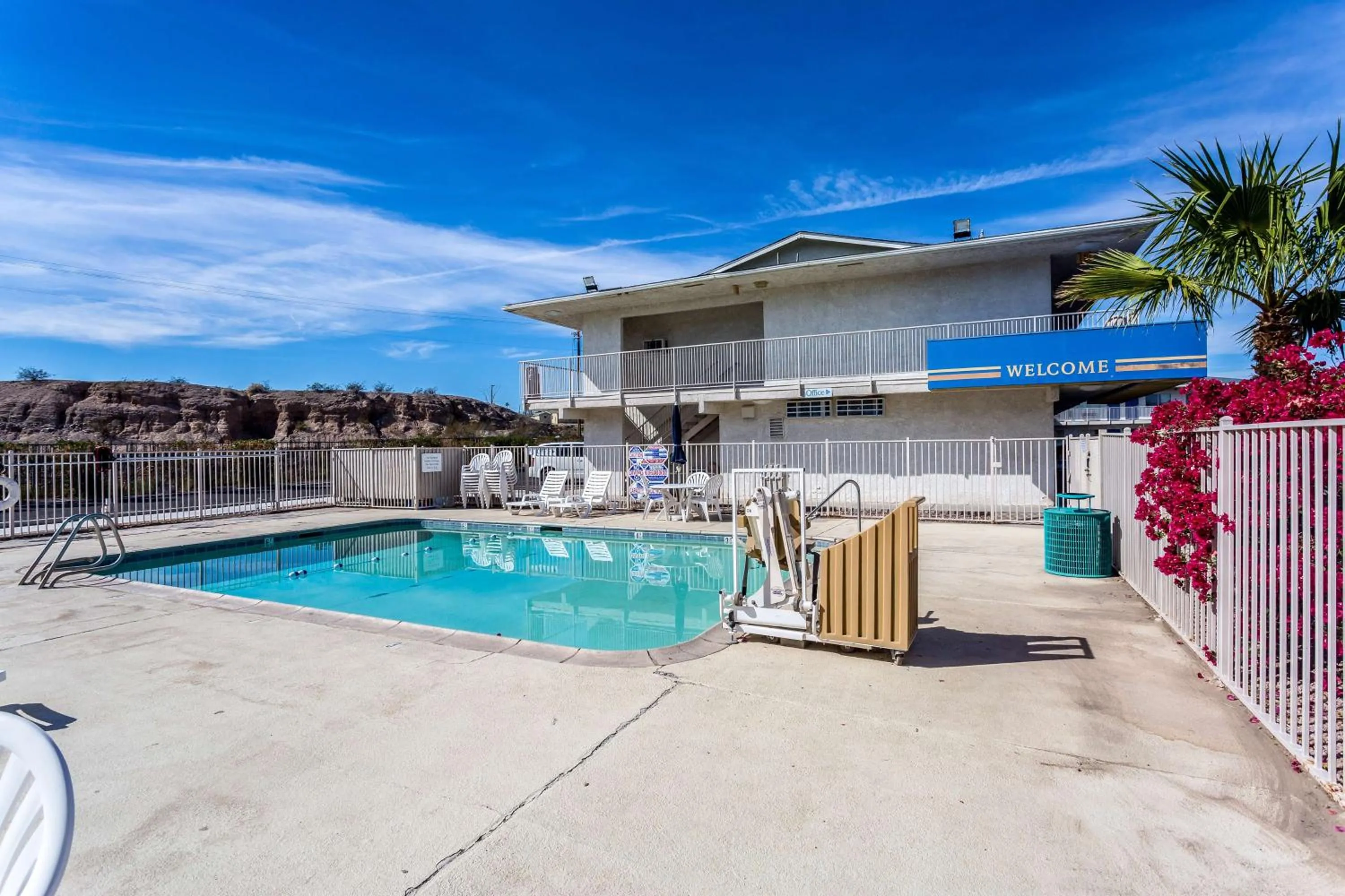 On site in Motel 6-Needles, CA