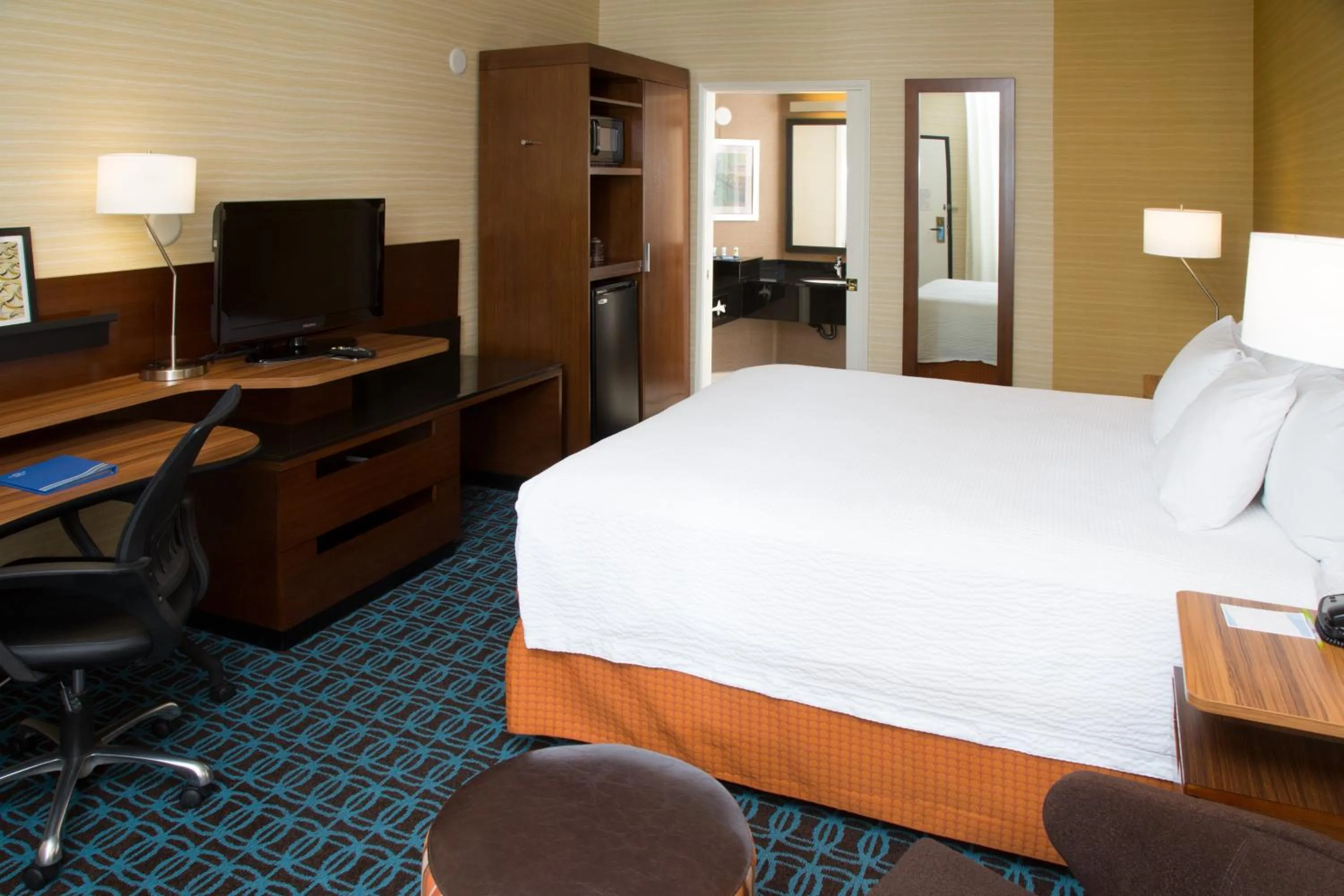 Bedroom, Bed in Fairfield Inn Anaheim Hills Orange County