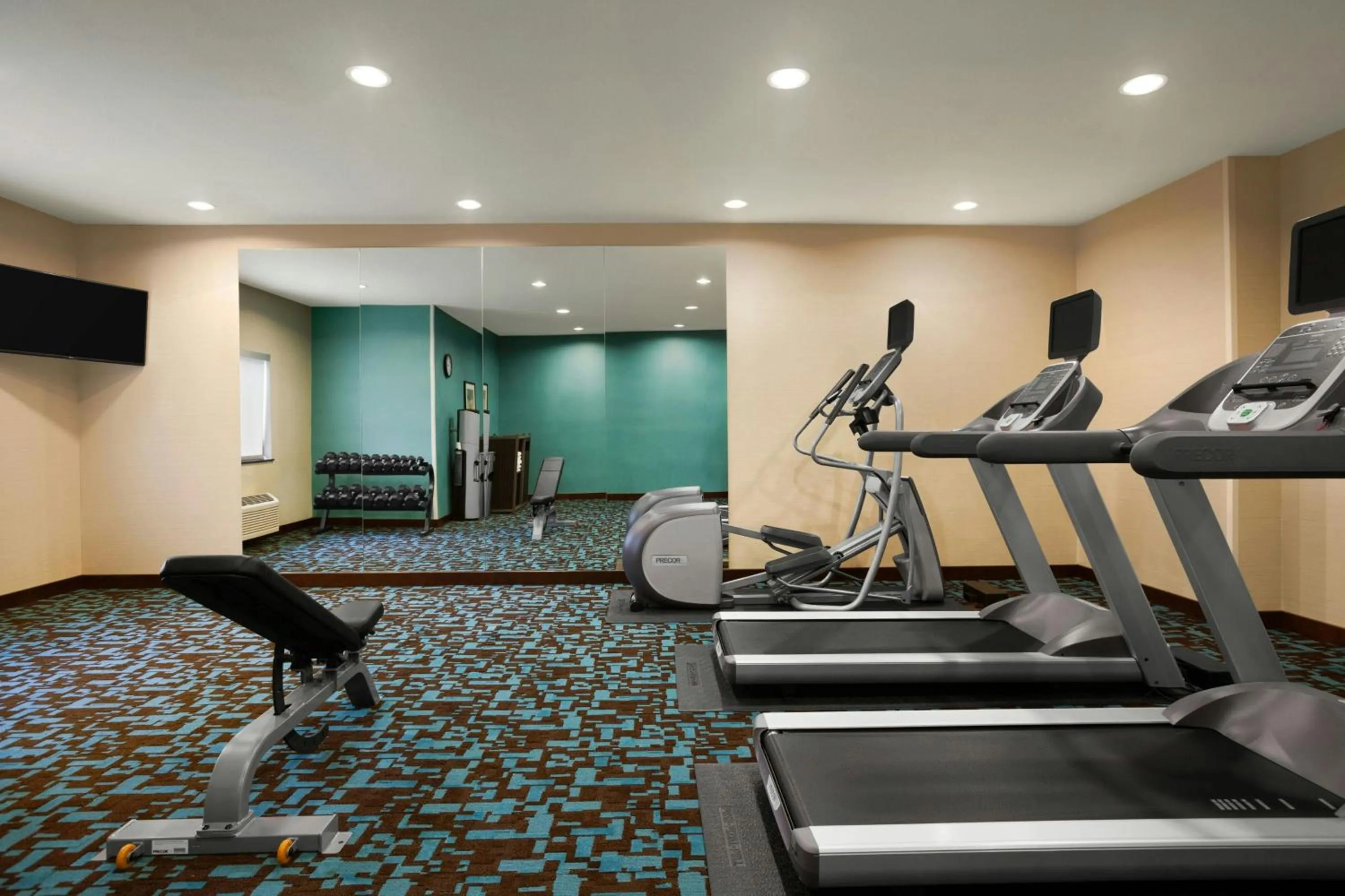 Fitness centre/facilities in Fairfield Inn & Suites Lansing West