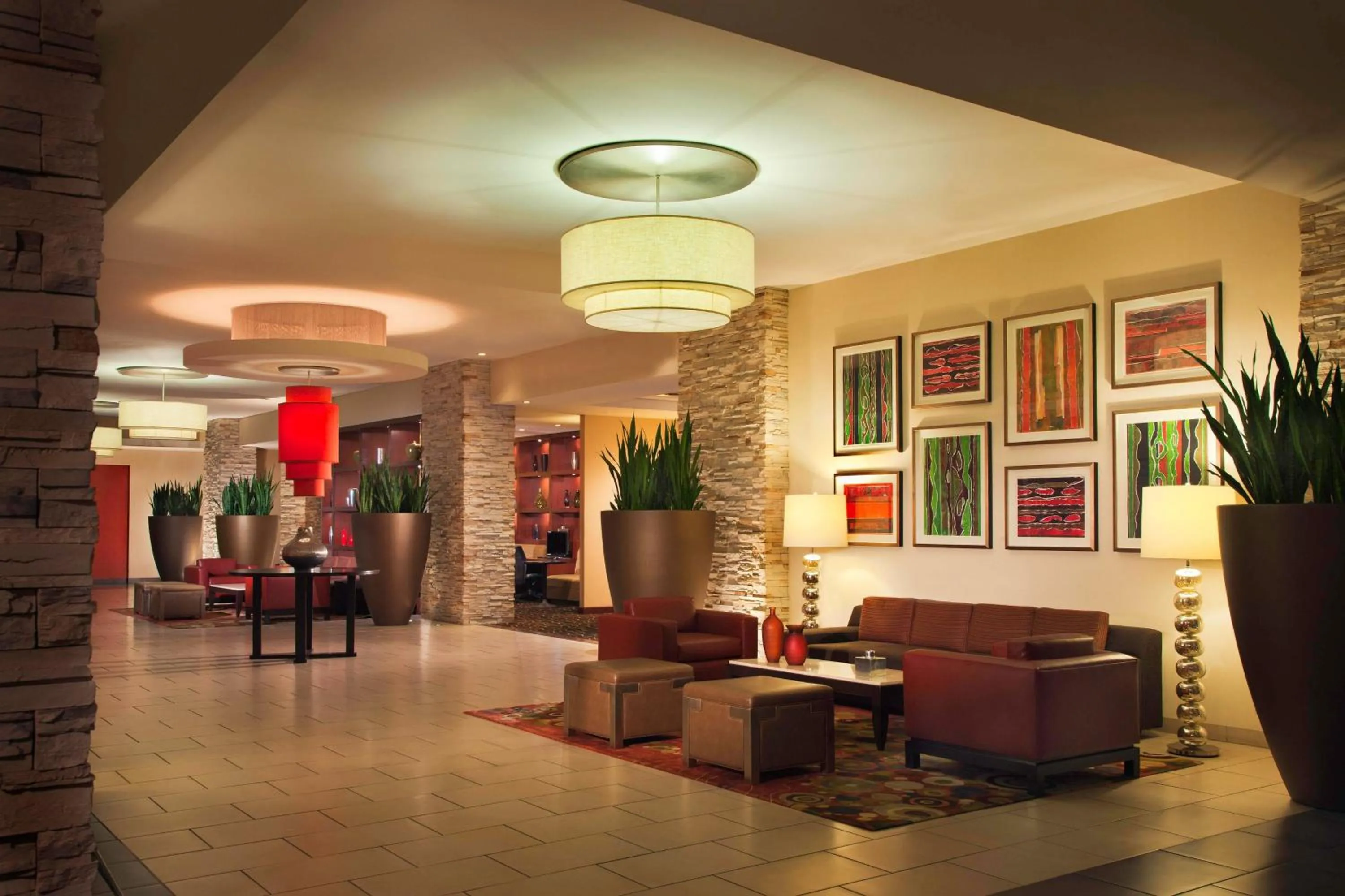 Lobby or reception in Courtyard Los Angeles Sherman Oaks