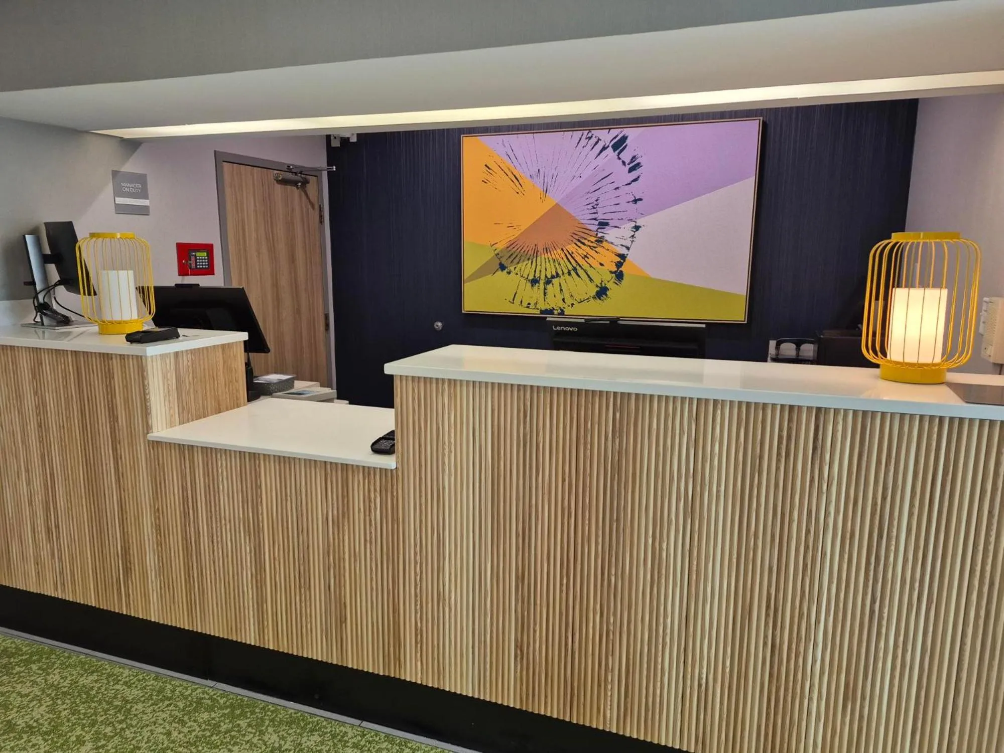 Lobby or reception in Spark by Hilton Lancaster