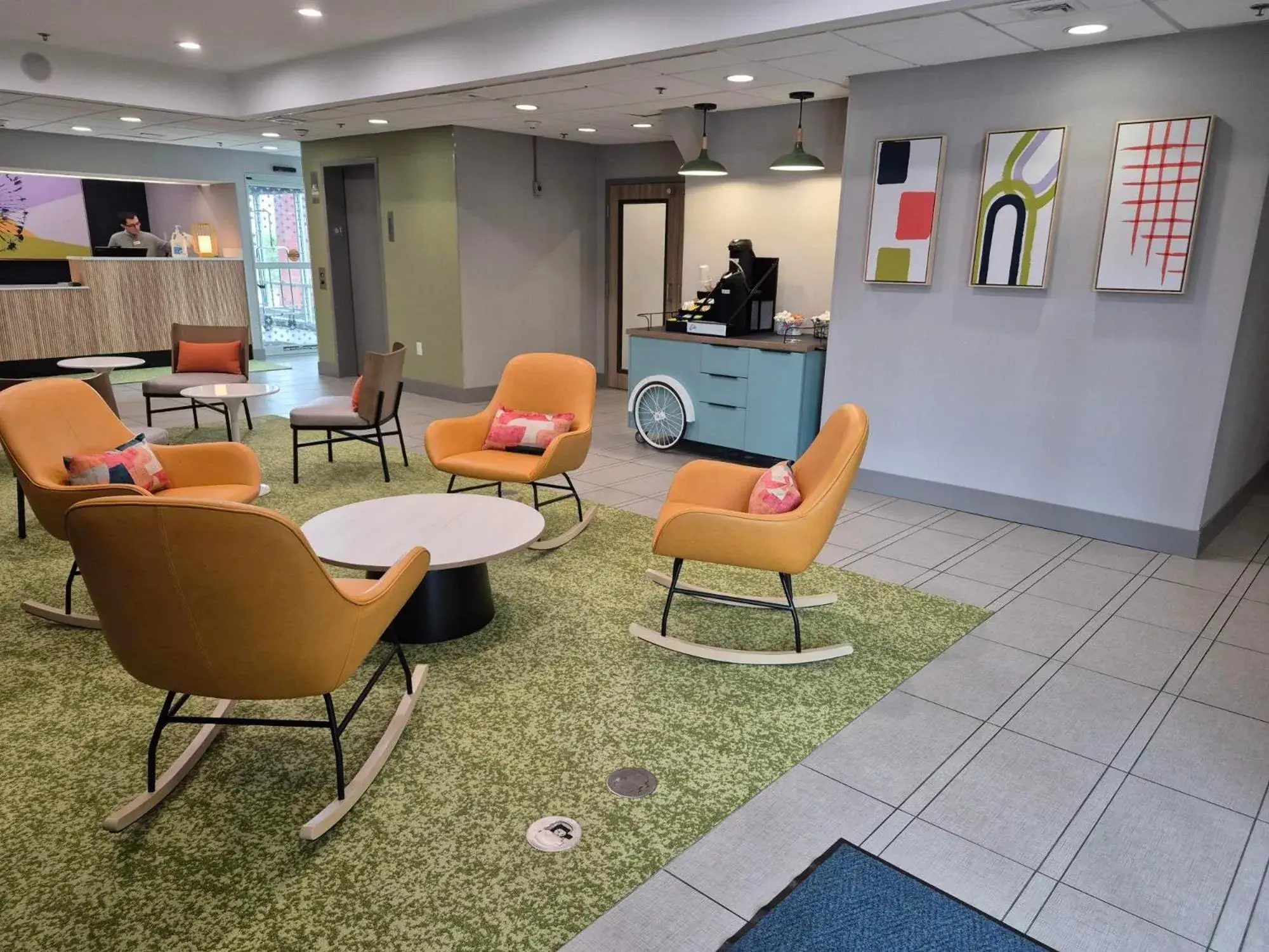 Lobby or reception in Spark by Hilton Lancaster Lobby or reception in Spark by Hilton Lancaster