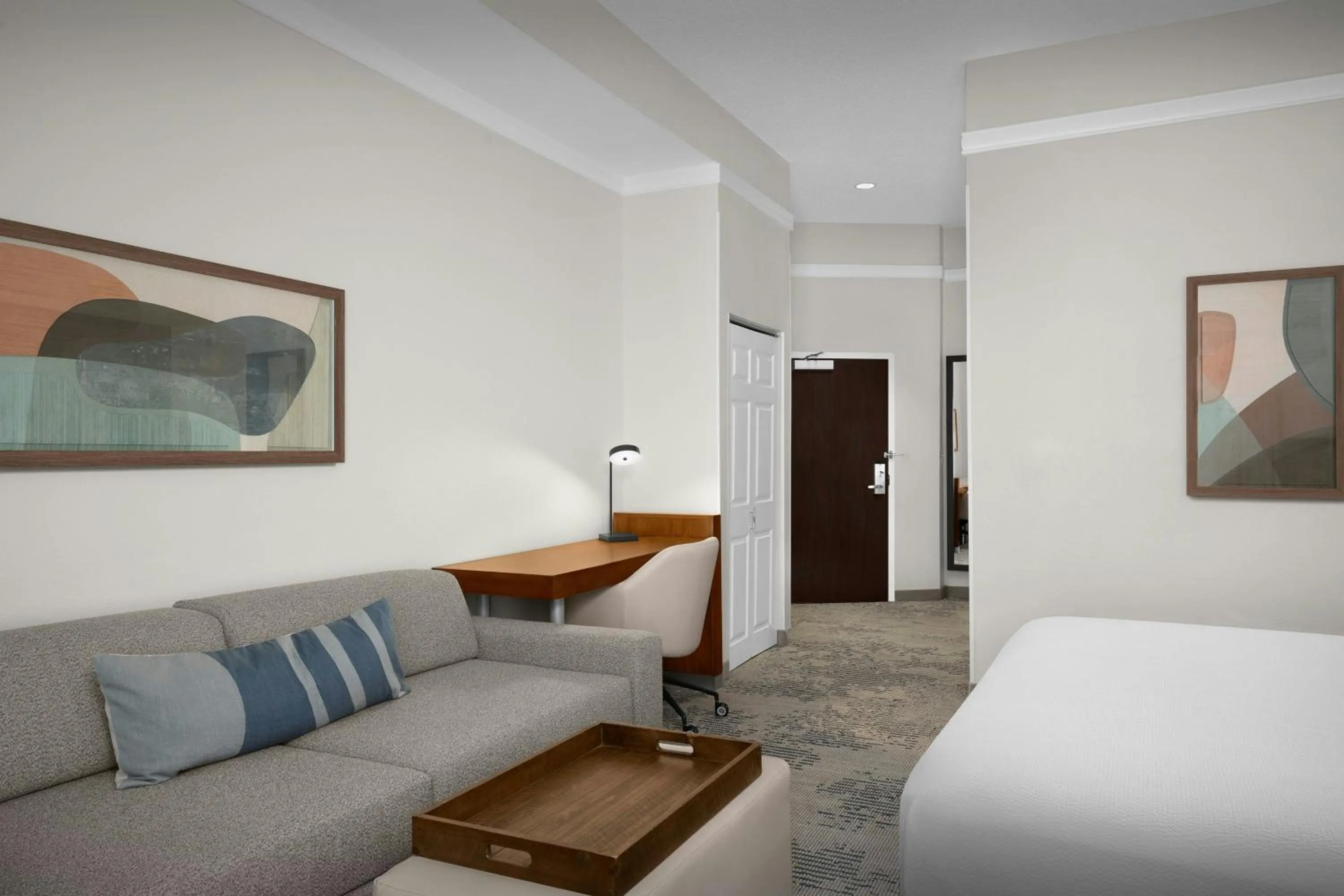 Photo of the whole room, Bed in SpringHill Suites by Marriott Lynchburg Airport/University Area