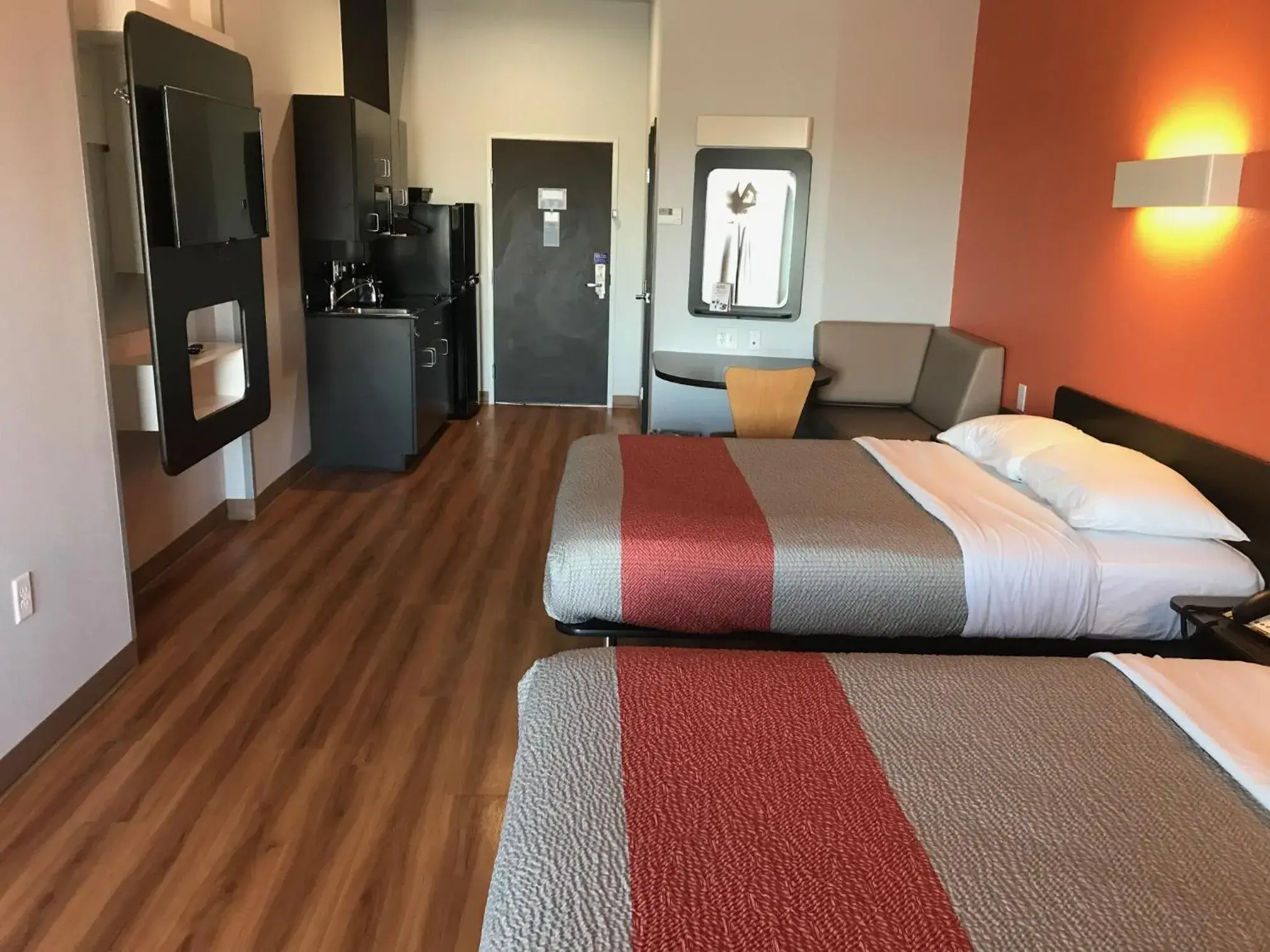 Kitchen or kitchenette, Bed in Motel 6-Midland, TX Kitchen or kitchenette, Bed in Motel 6-Midland, TX