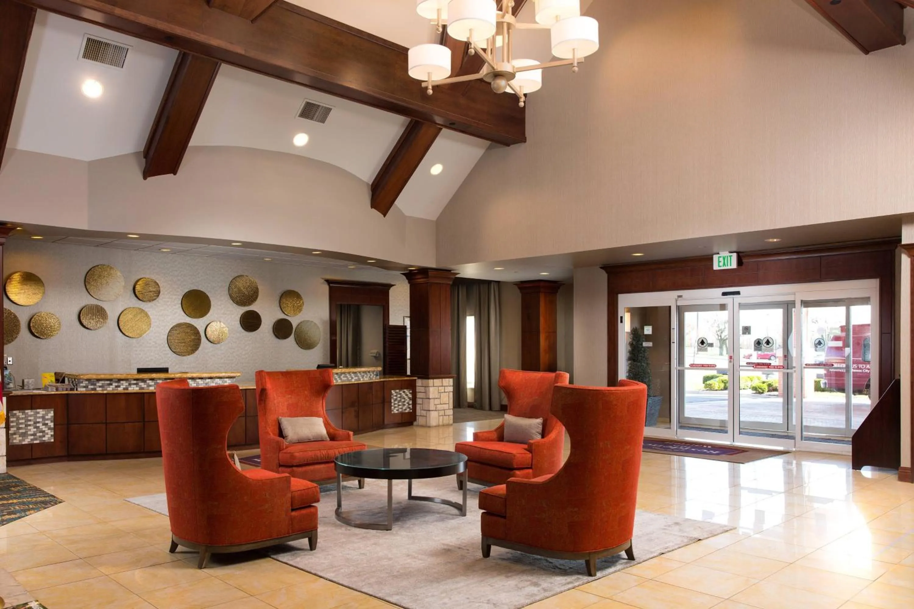 Lobby or reception in Residence Inn Kansas City Airport