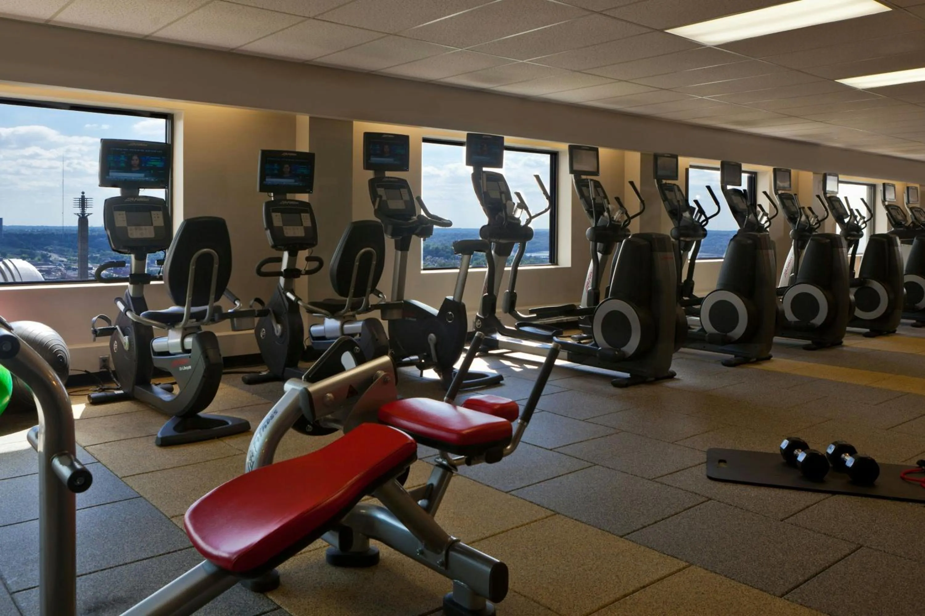 Fitness centre/facilities in Kansas City Marriott Downtown