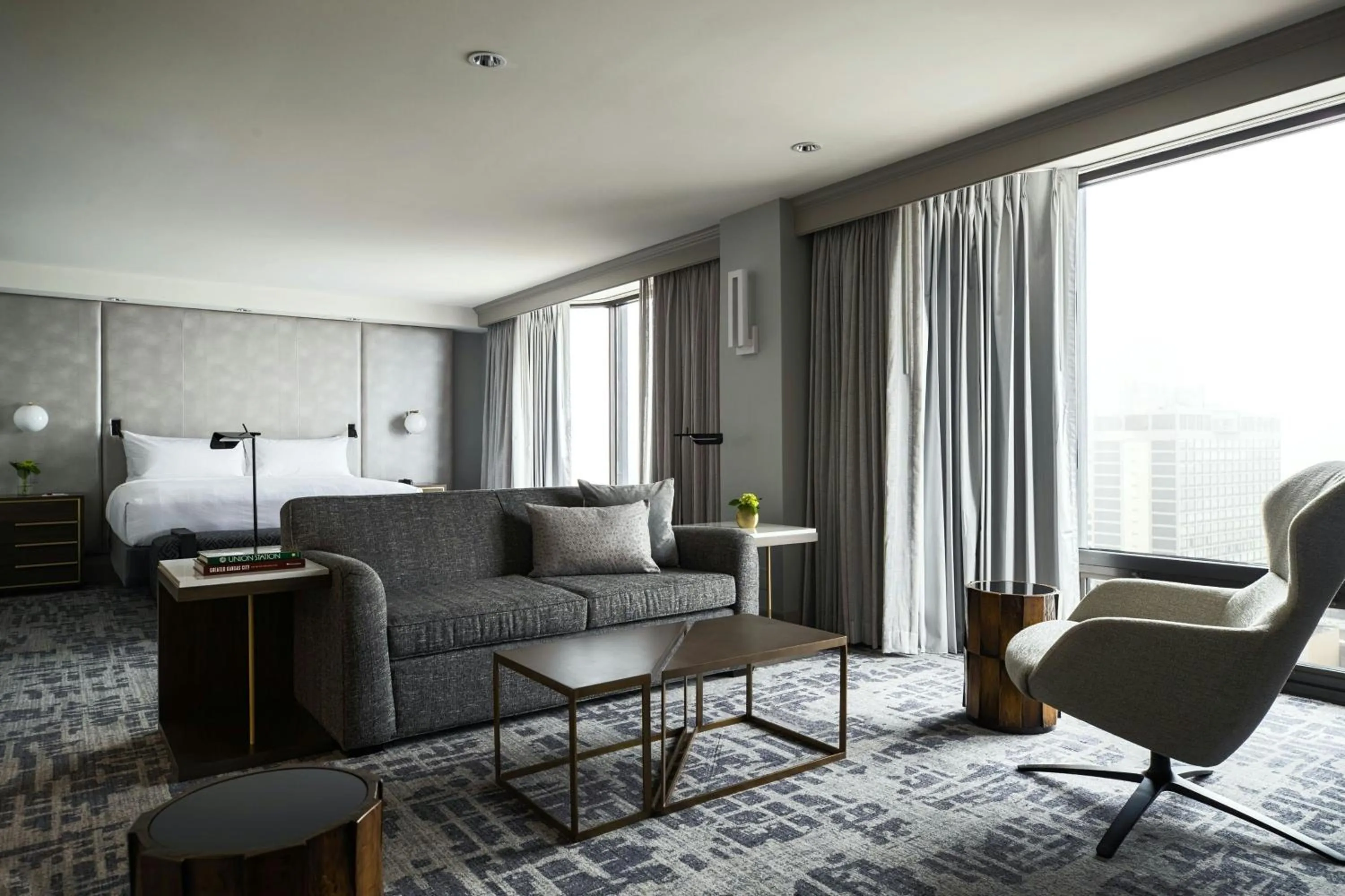 Bedroom in Kansas City Marriott Downtown