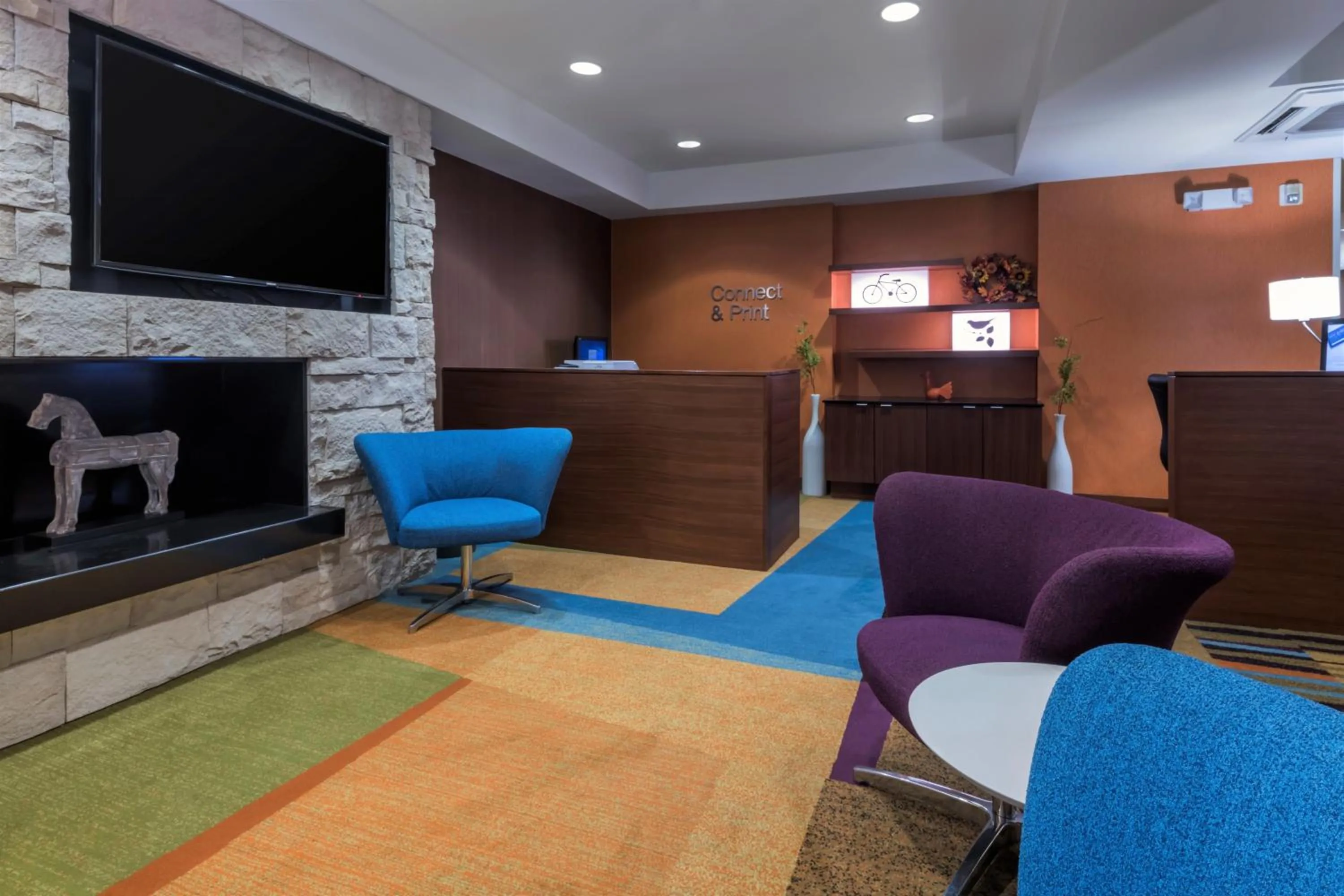Lobby or reception in Fairfield Inn Kansas City Downtown/Union Hill