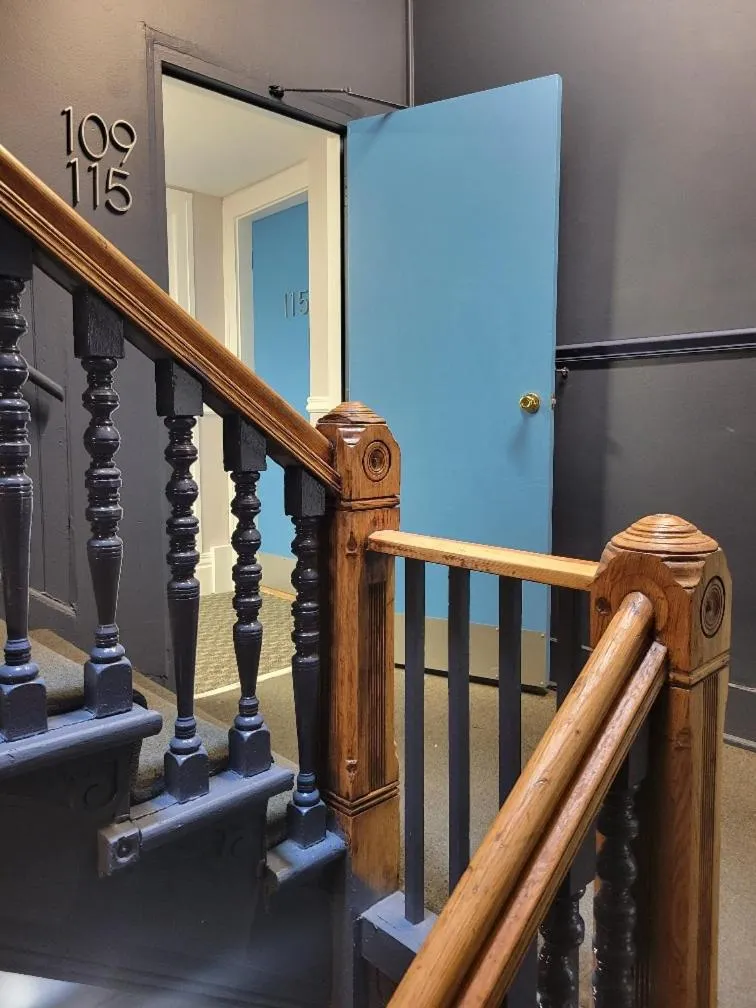 Property building in Chicago Parthenon Hostel