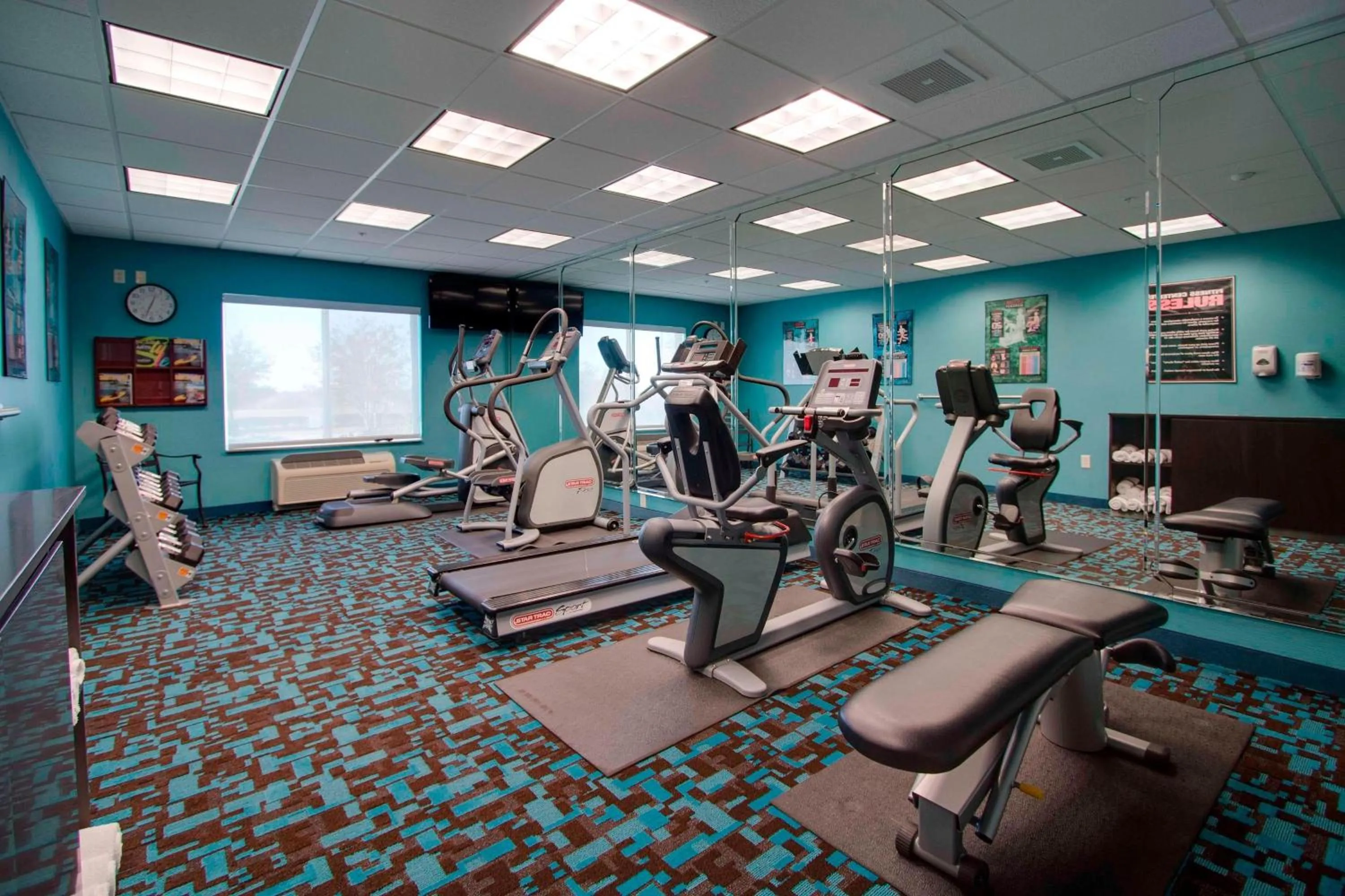 Fitness centre/facilities in Fairfield Inn & Suites by Marriott Clermont