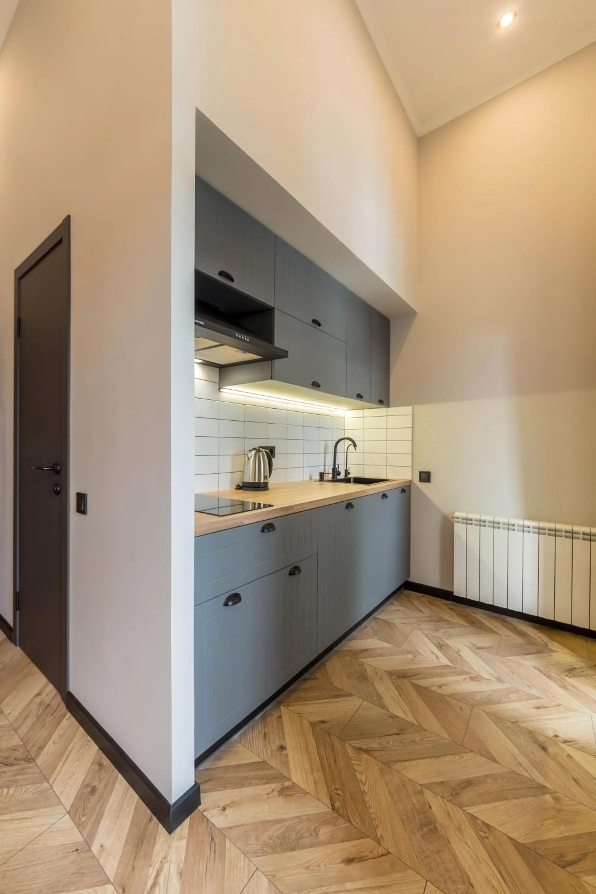 Kitchen or kitchenette in Idea Design Apart-Hotel Prorizna