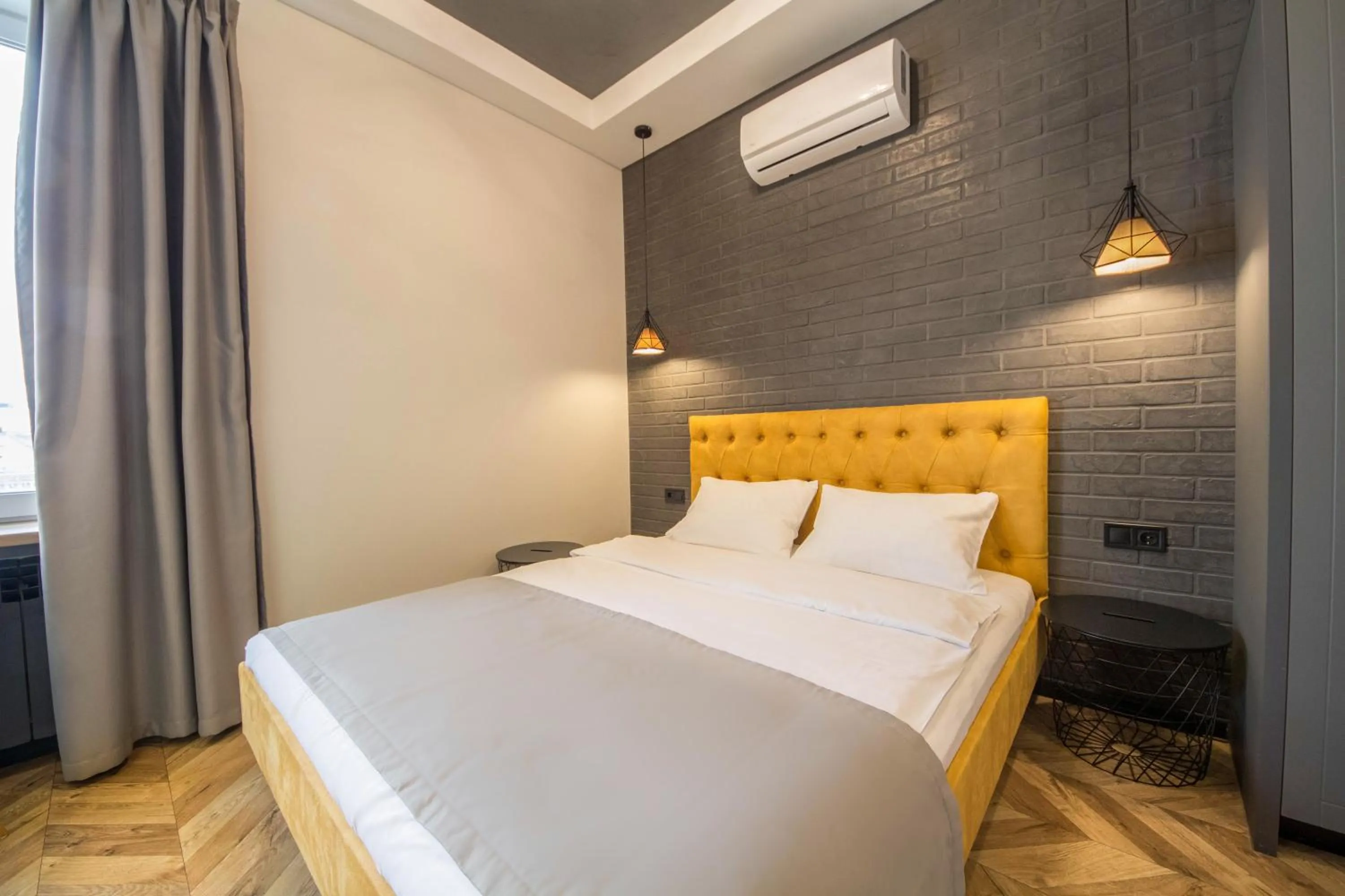 Bed in Idea Design Apart-Hotel Prorizna