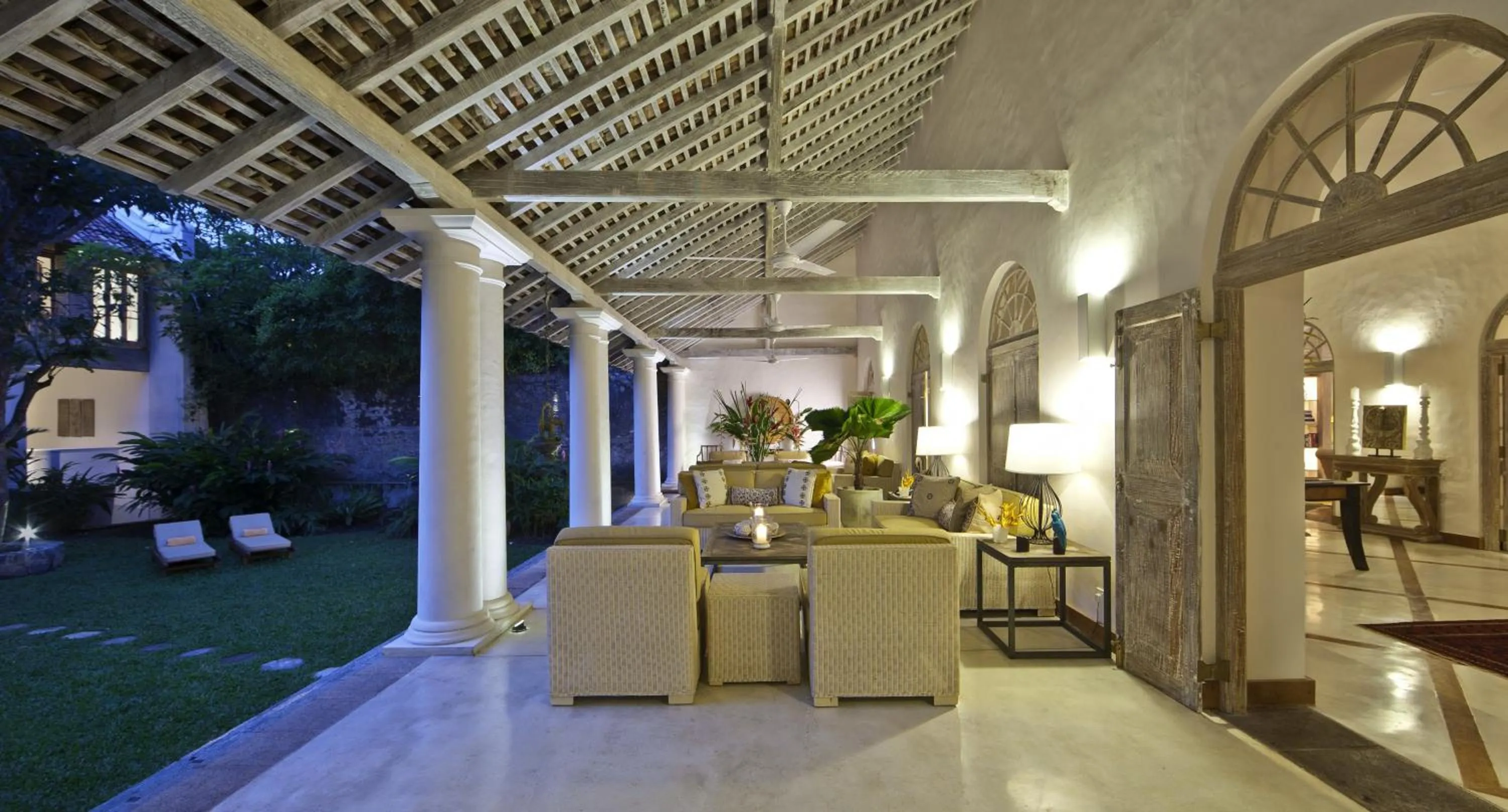 Seating area in 20 Middle Street