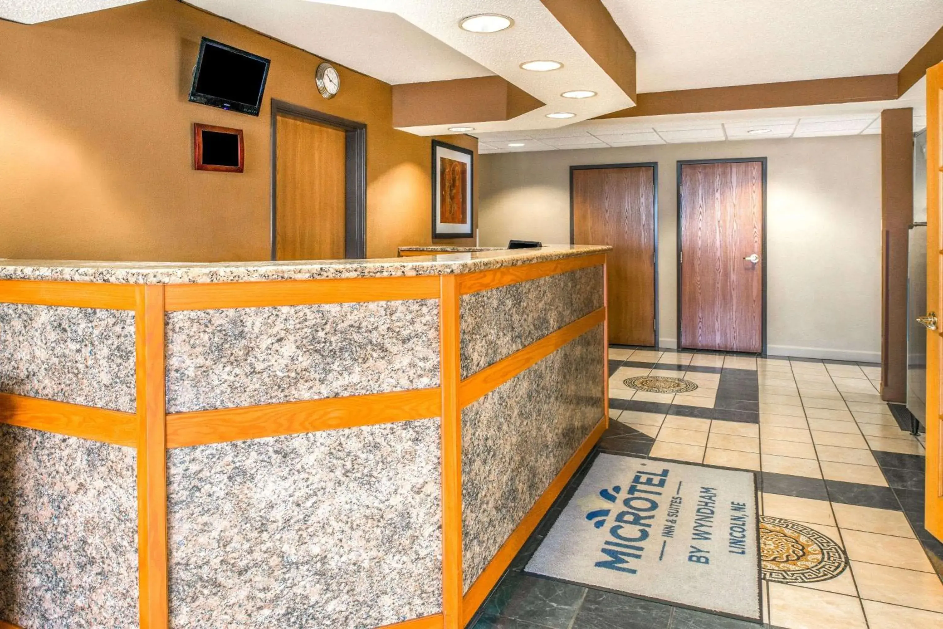Lobby or reception in Microtel Inn & Suites Lincoln Lobby or reception in Microtel Inn & Suites Lincoln