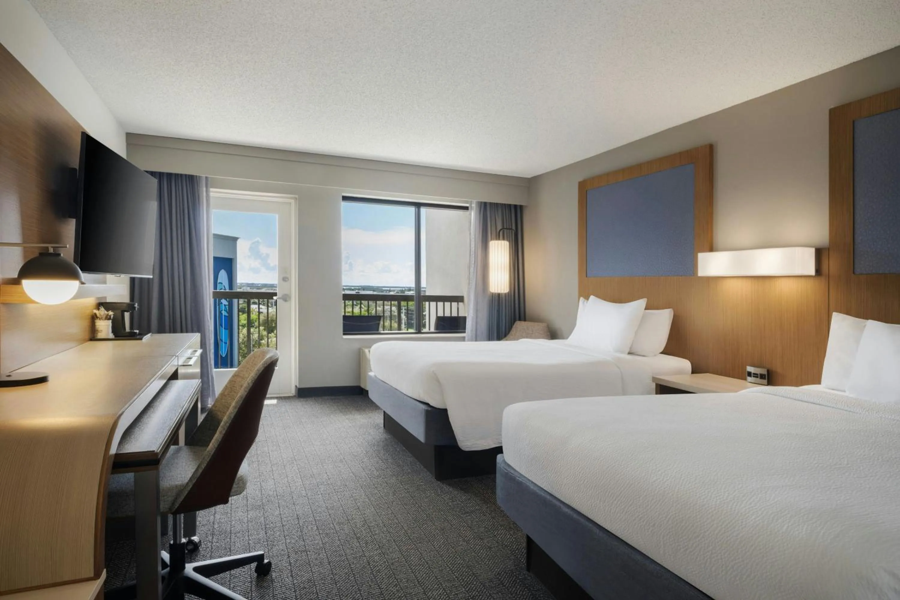 Photo of the whole room, Bed in Courtyard by Marriott Cocoa Beach Cape Canaveral