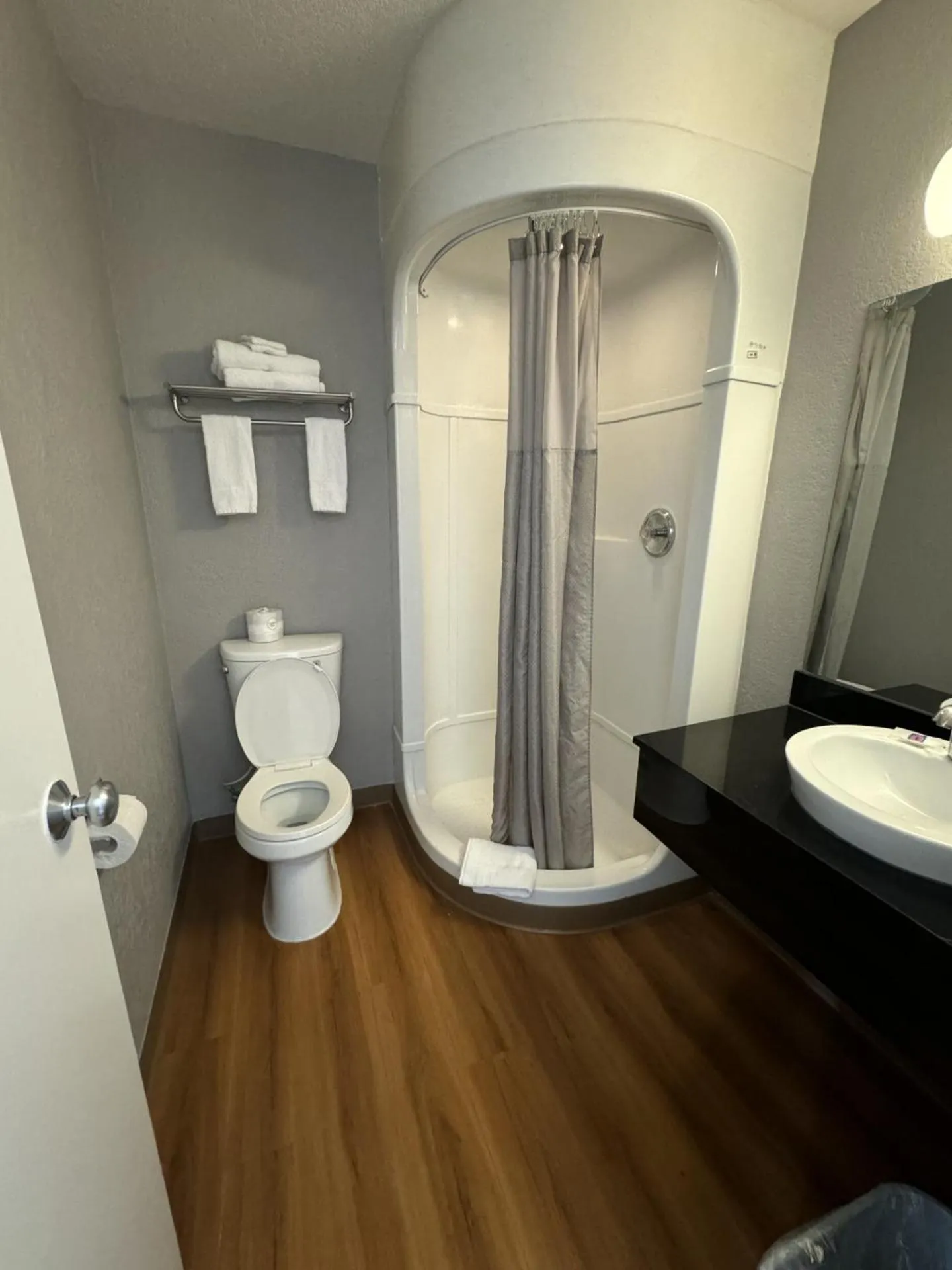 Shower in Motel 6-Stanton, CA- Anaheim West