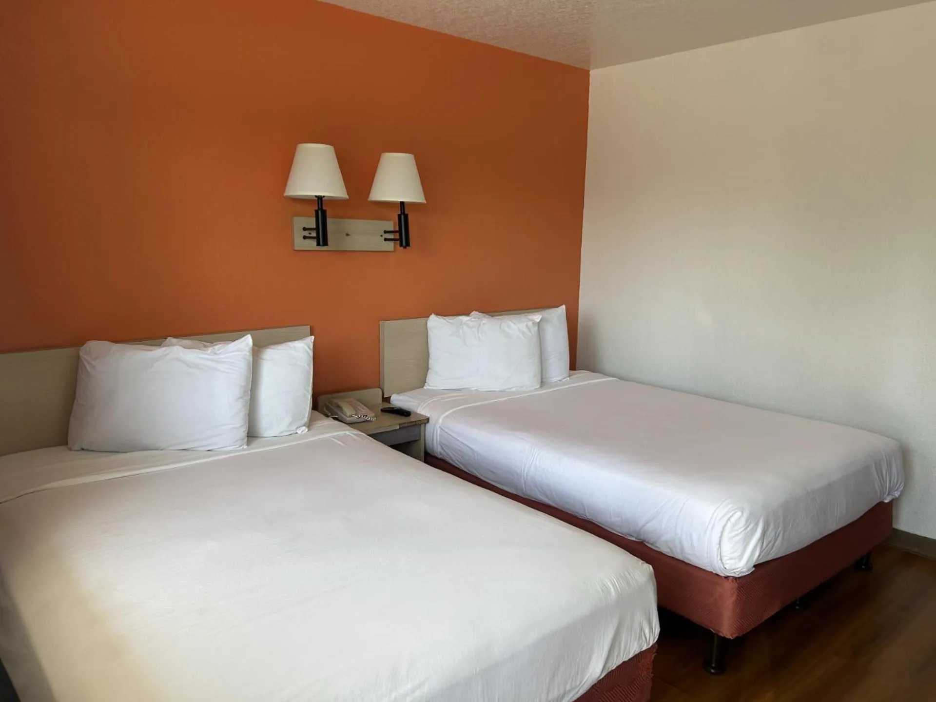 Bed in Motel 6-Stanton, CA- Anaheim West