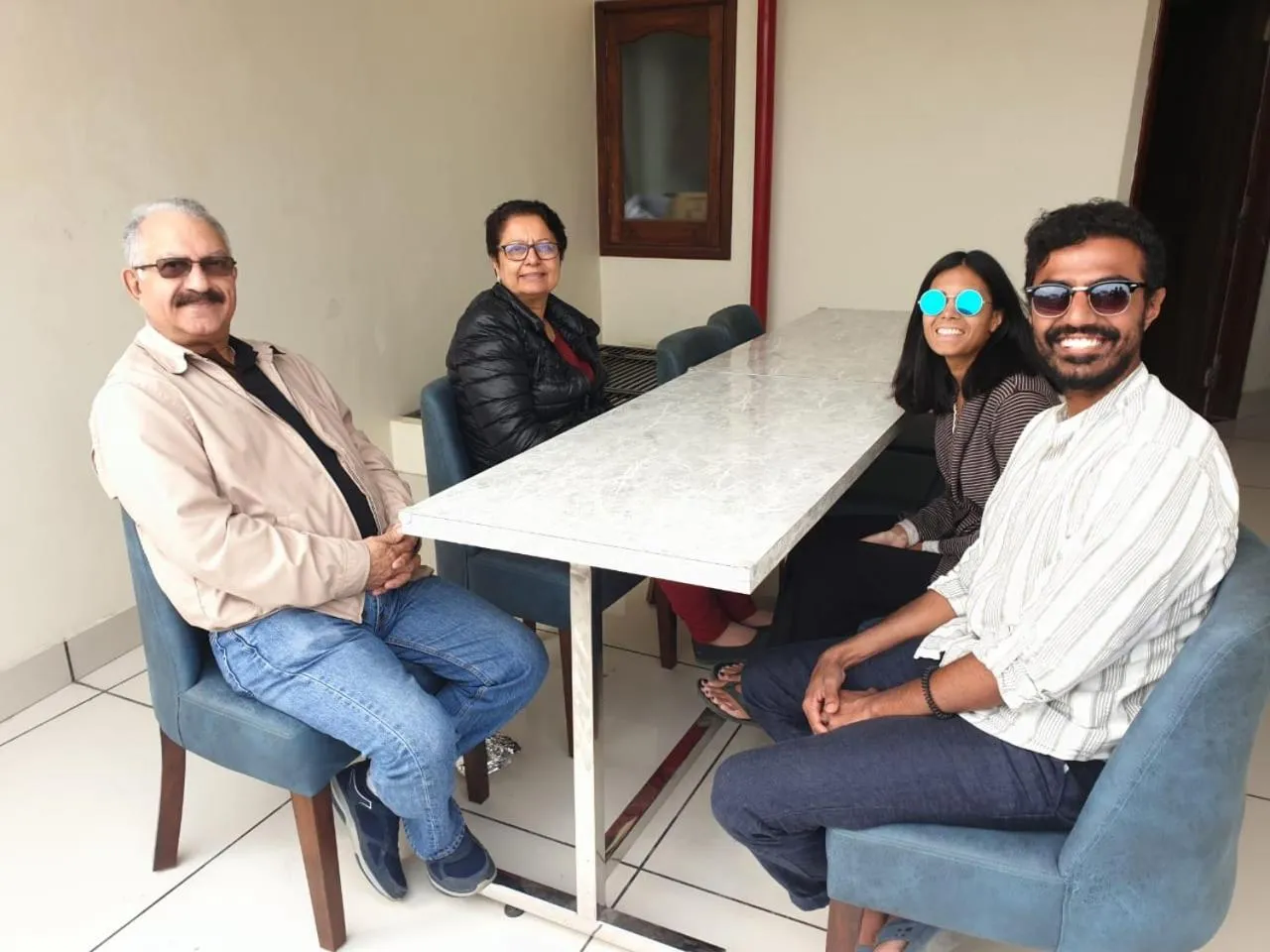 People in Hotel Malhotra inn 50 Meter from Golden Temple