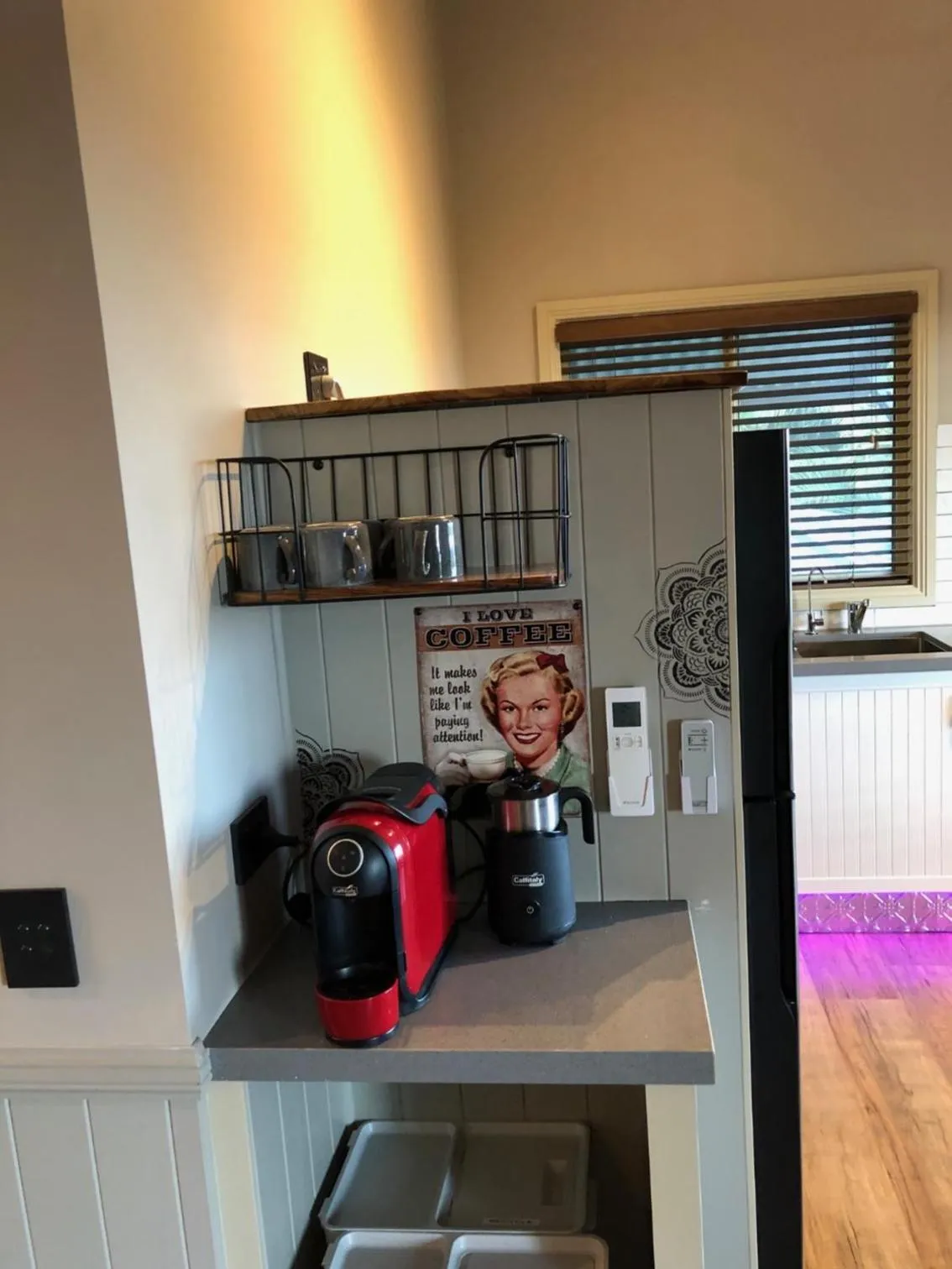 Coffee/tea facilities in Maleny Luxury Cottages