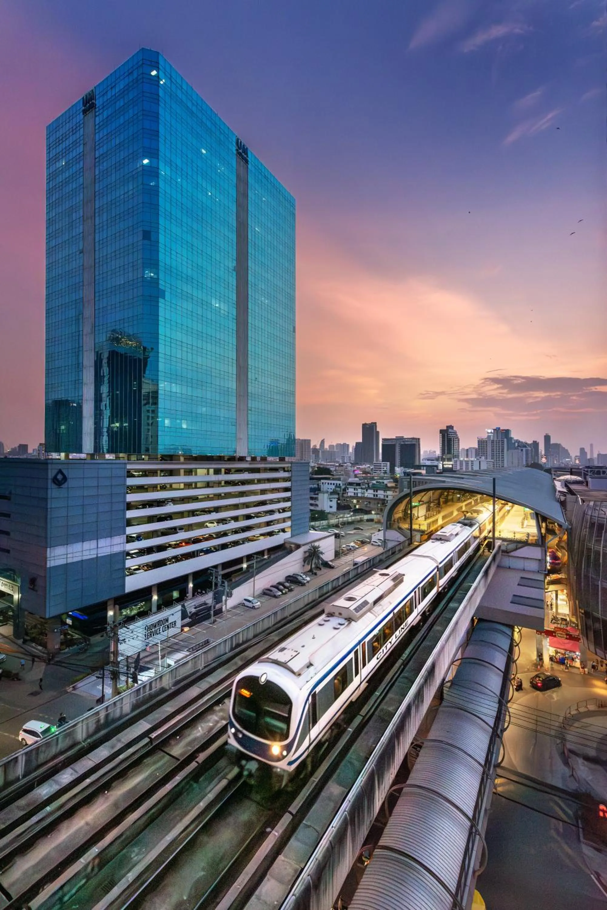 City view in NASA BANGKOK - Airport Rail Link Ramkhamhang