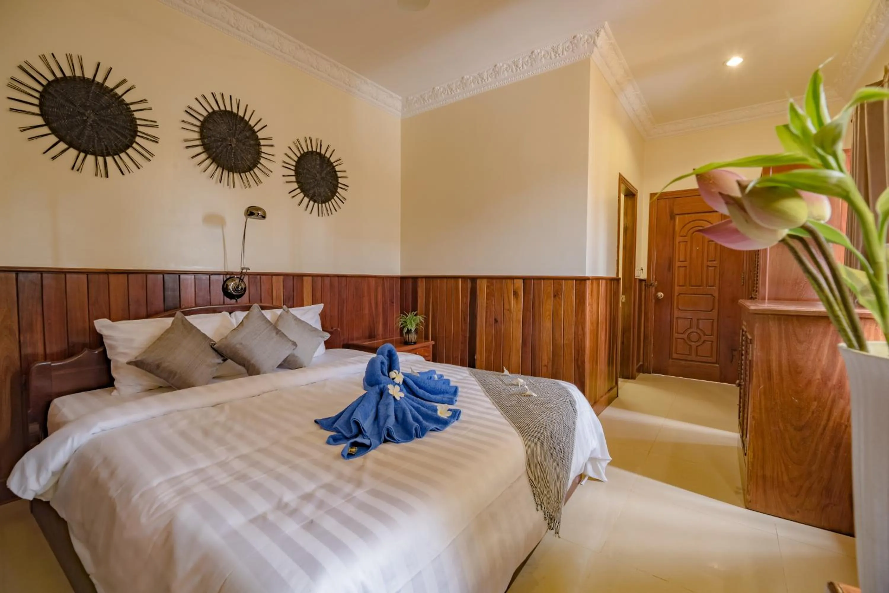 Photo of the whole room, Bed in The Siem Reap Chilled Backpacker