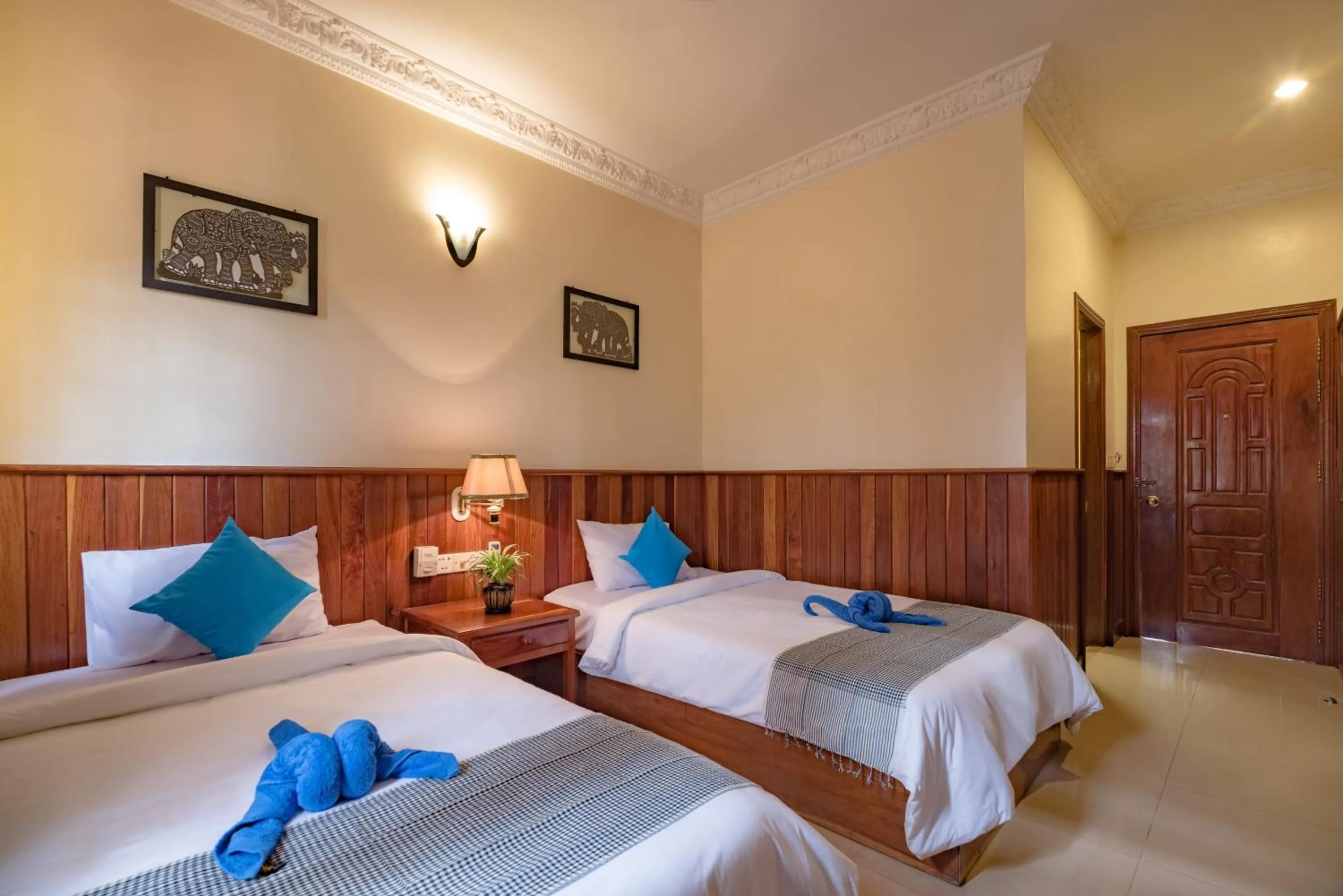 Photo of the whole room, Bed in The Siem Reap Chilled Backpacker