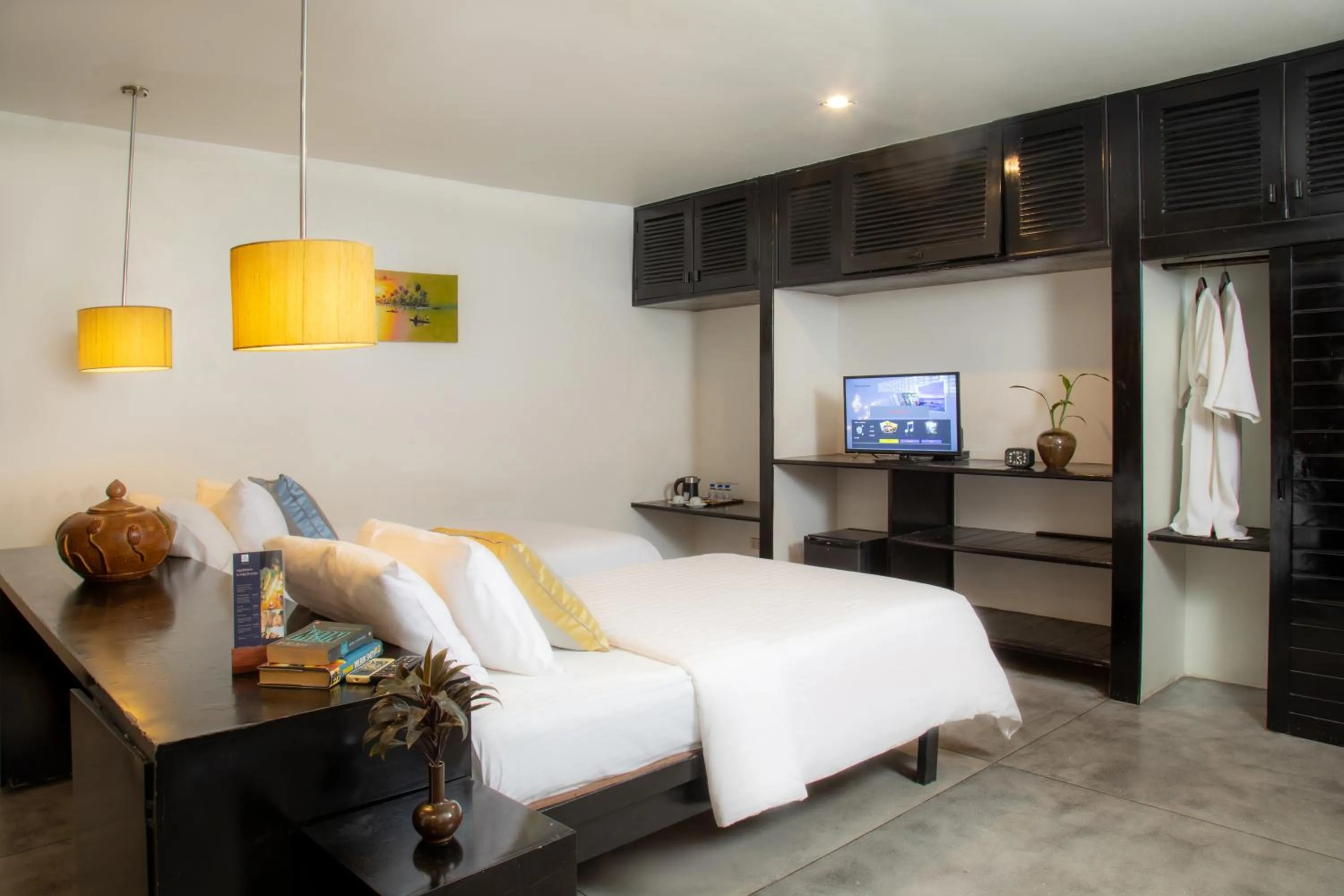 Photo of the whole room, Bed in Bunwin Siem Reap