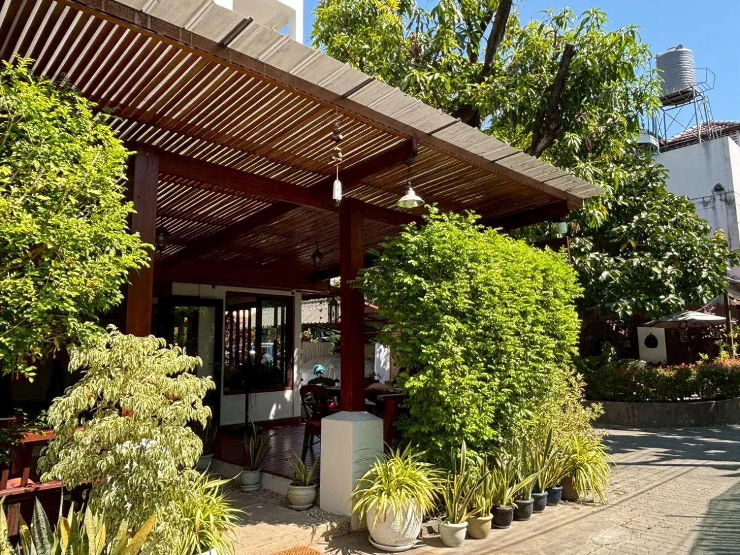 Garden view in Yindee Stylish Guesthouse