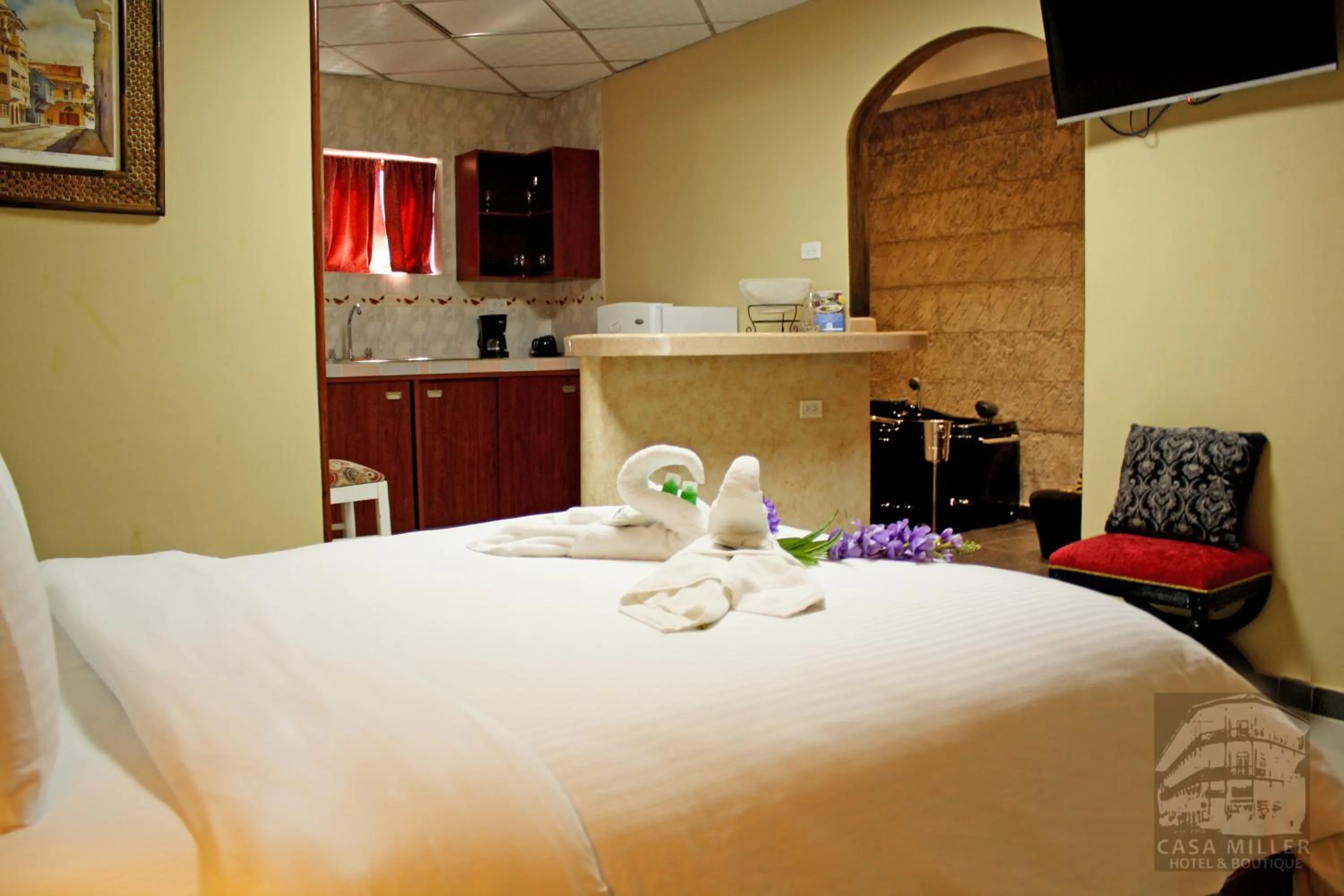 Bed in Hotel Casa Miller