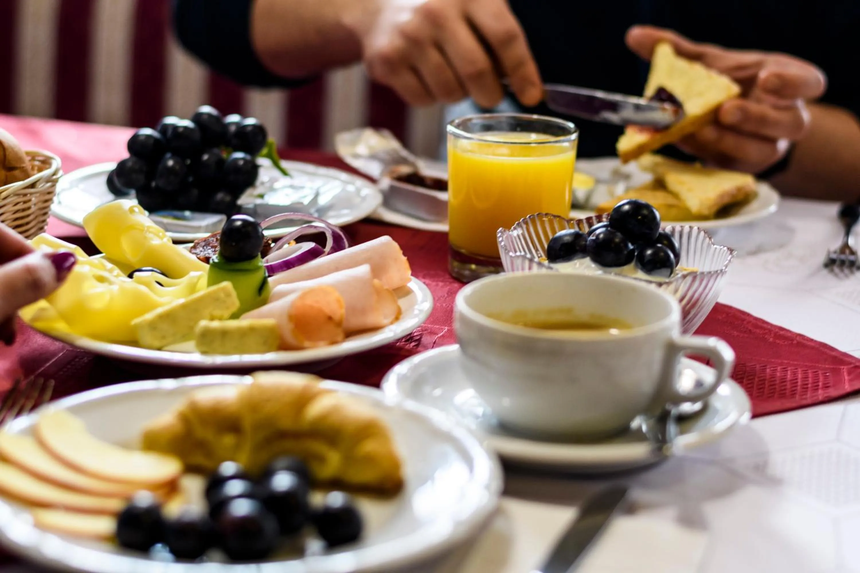 Buffet breakfast in BS-Ötscher Hotel