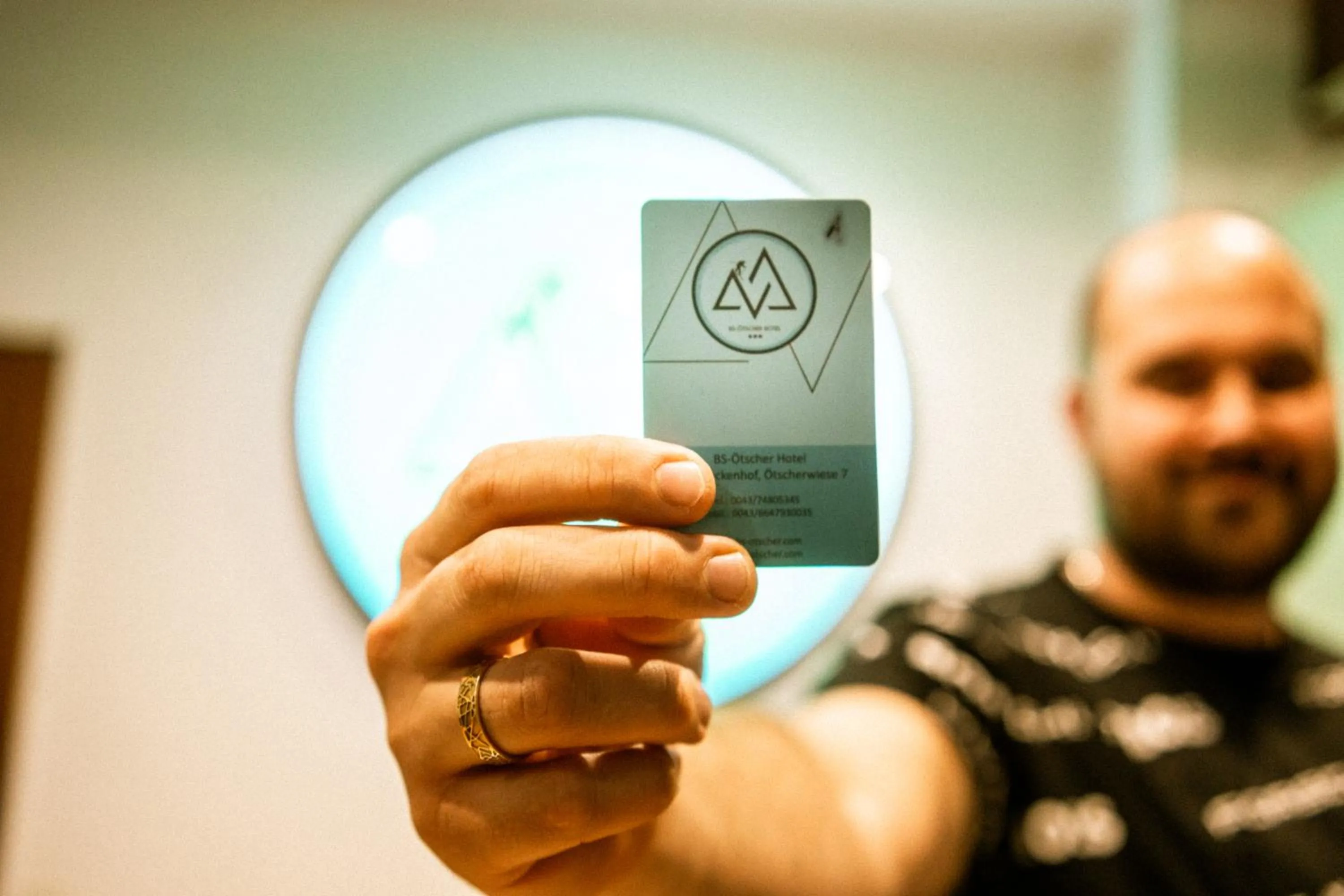 Lobby or reception in BS-Ötscher Hotel