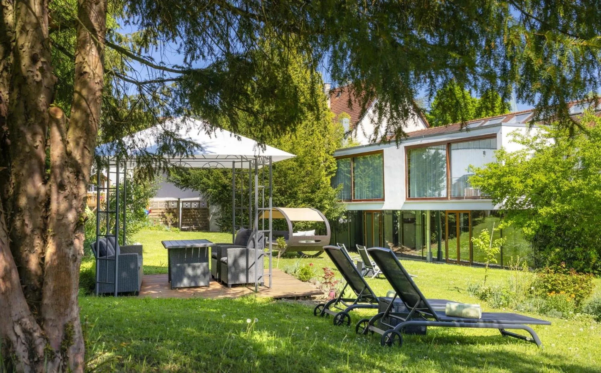 Garden in Romantik Hotel Johanniter-Kreuz