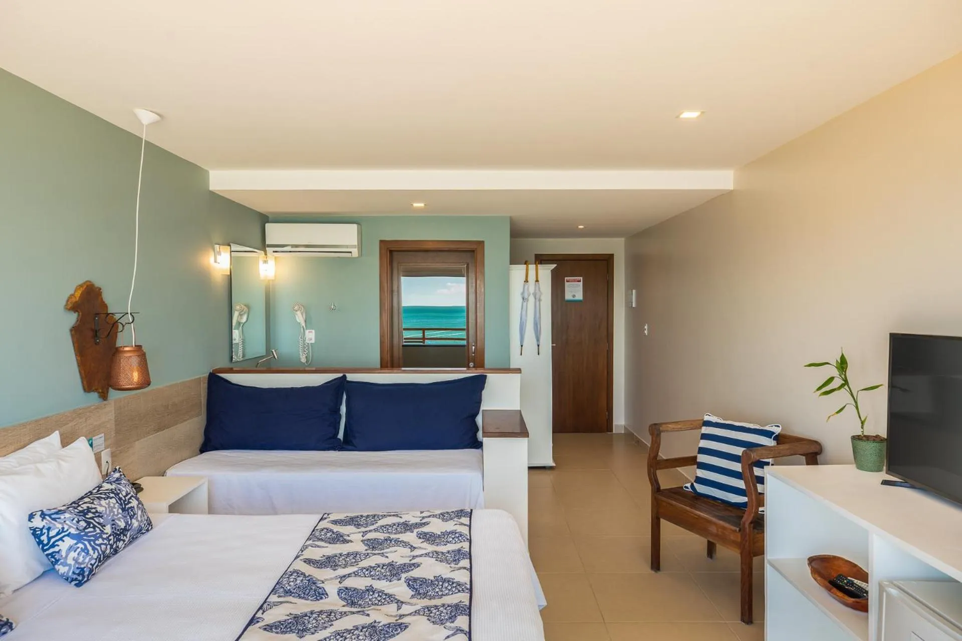 Bed in Pousada Dona Moça