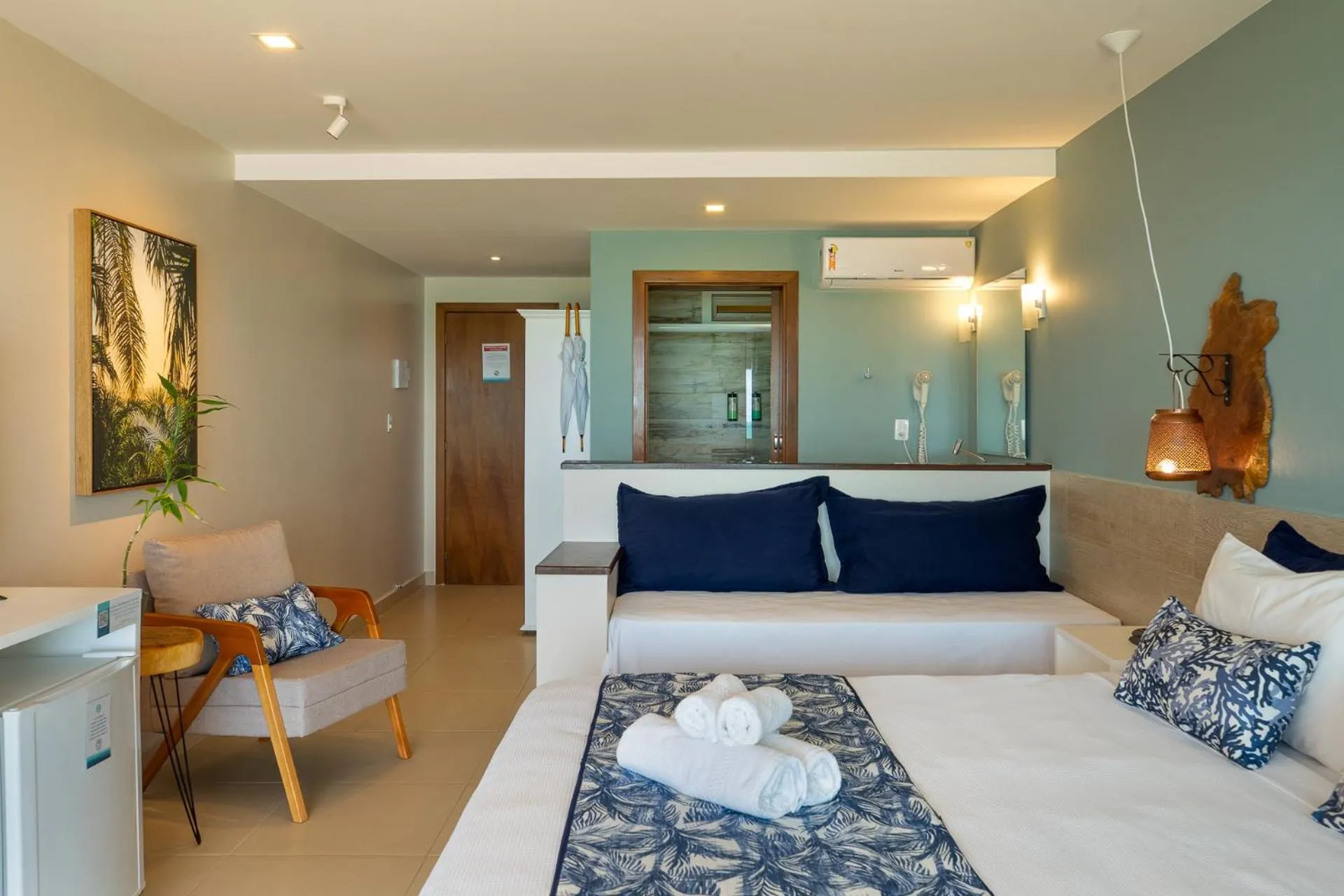 Bed in Pousada Dona Moça