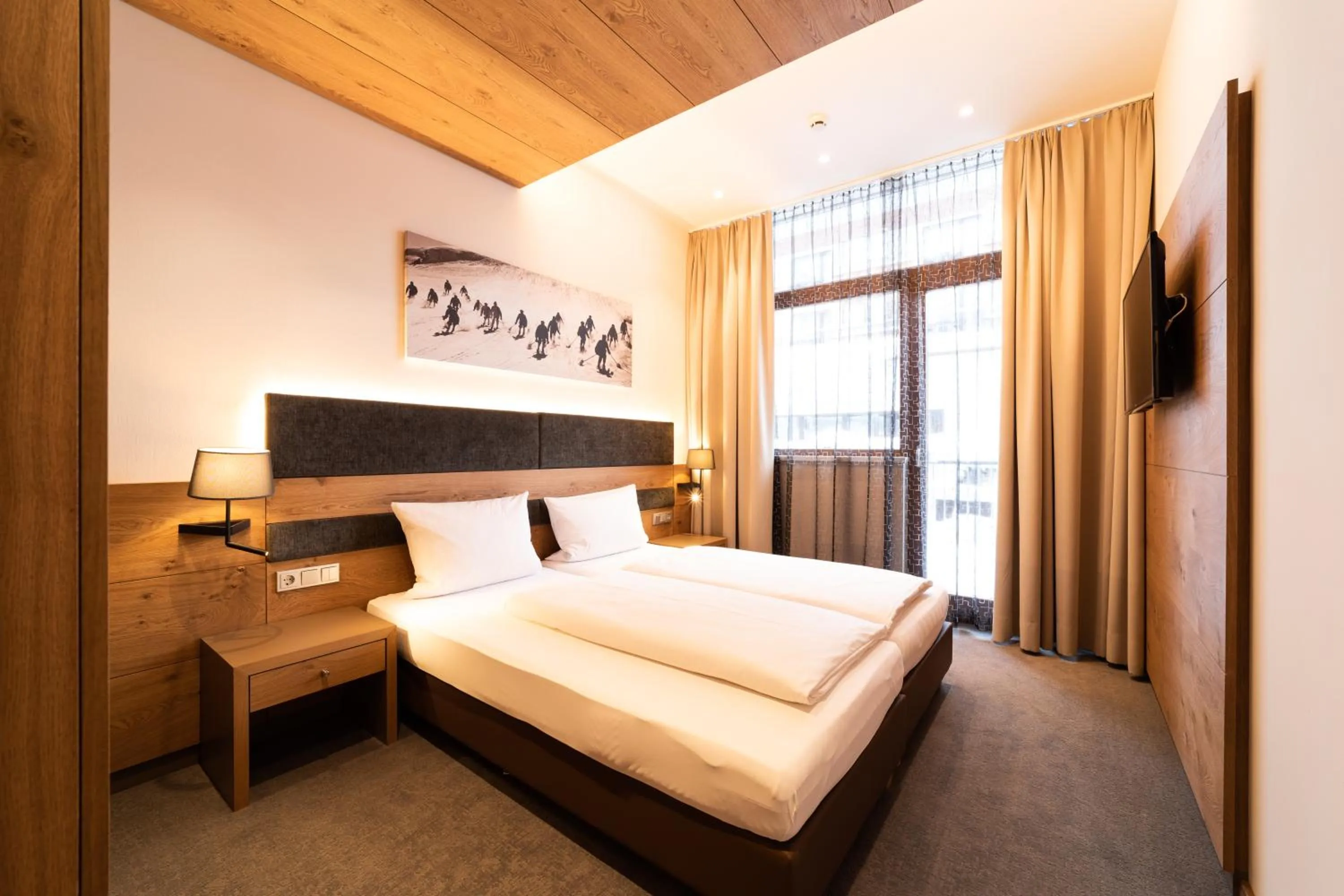 Bed in Hotel Rundeck