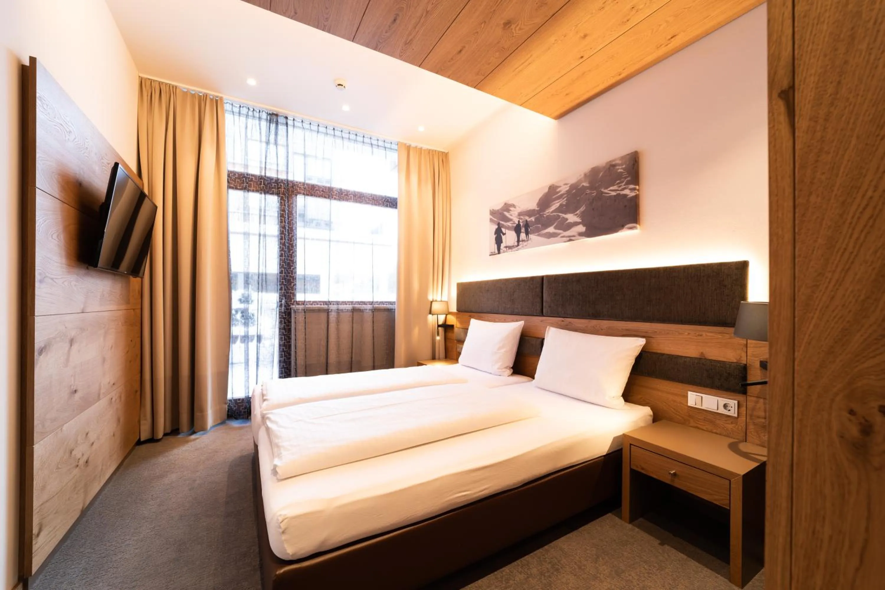 Bed in Hotel Rundeck